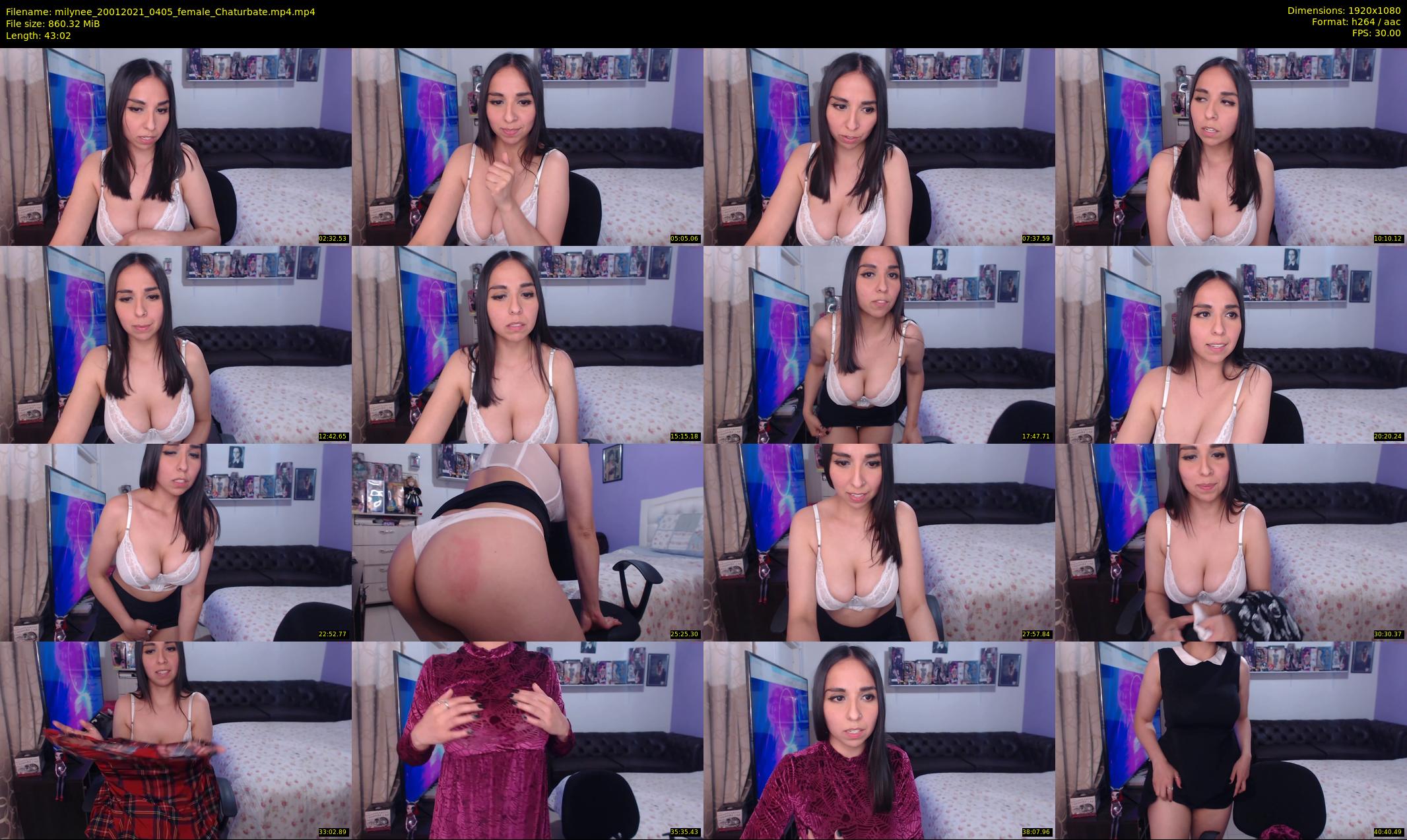 milynee — 44 minute Chaturbate female cam show recording, 1080p, Jan 20, 2021