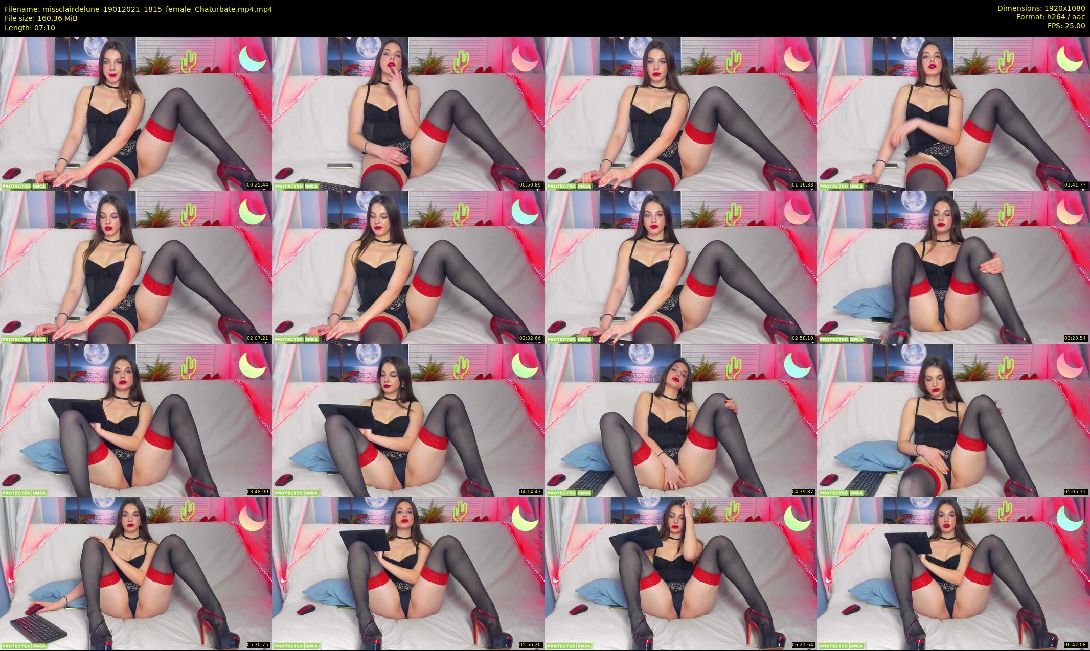 missclairdelune — 8 minute Chaturbate female cam show recording, 1080p, Jan 19, 2021