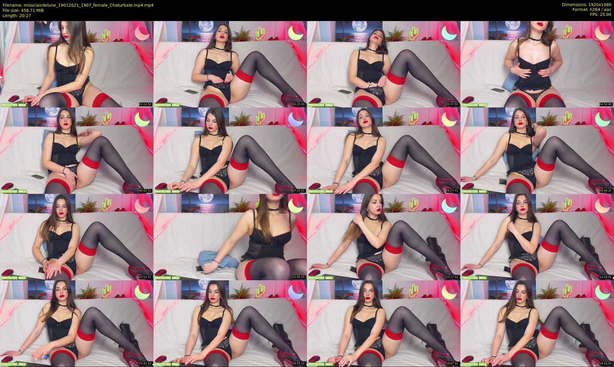 missclairdelune — 21 minute Chaturbate female cam show recording, 1080p, Jan 19, 2021