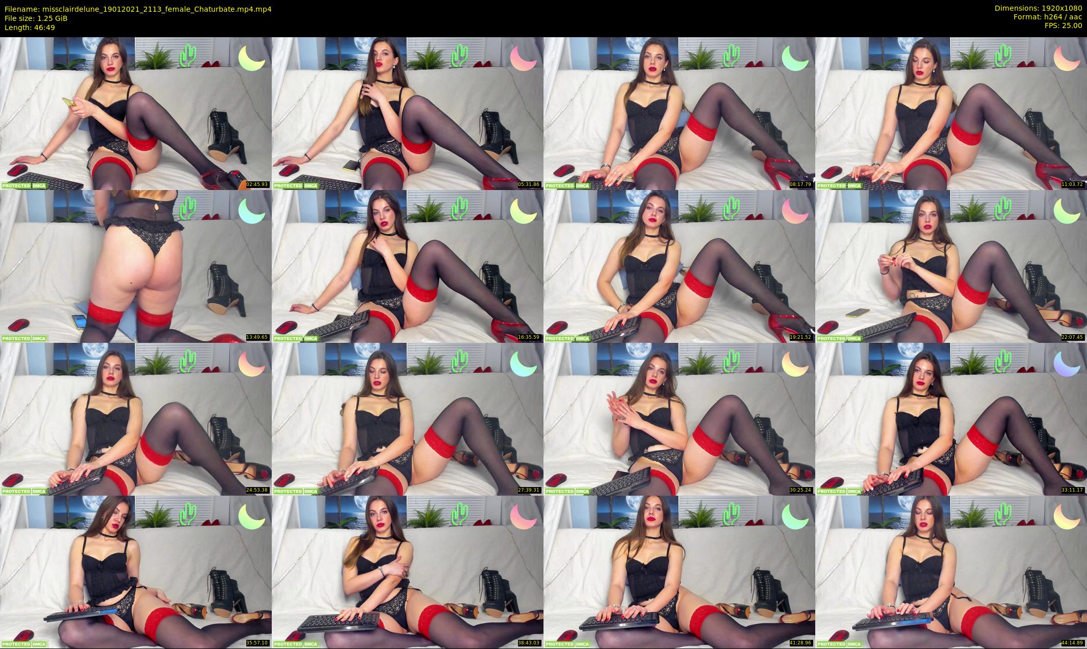 missclairdelune — 47 minute Chaturbate female cam show recording, 1080p, Jan 19, 2021