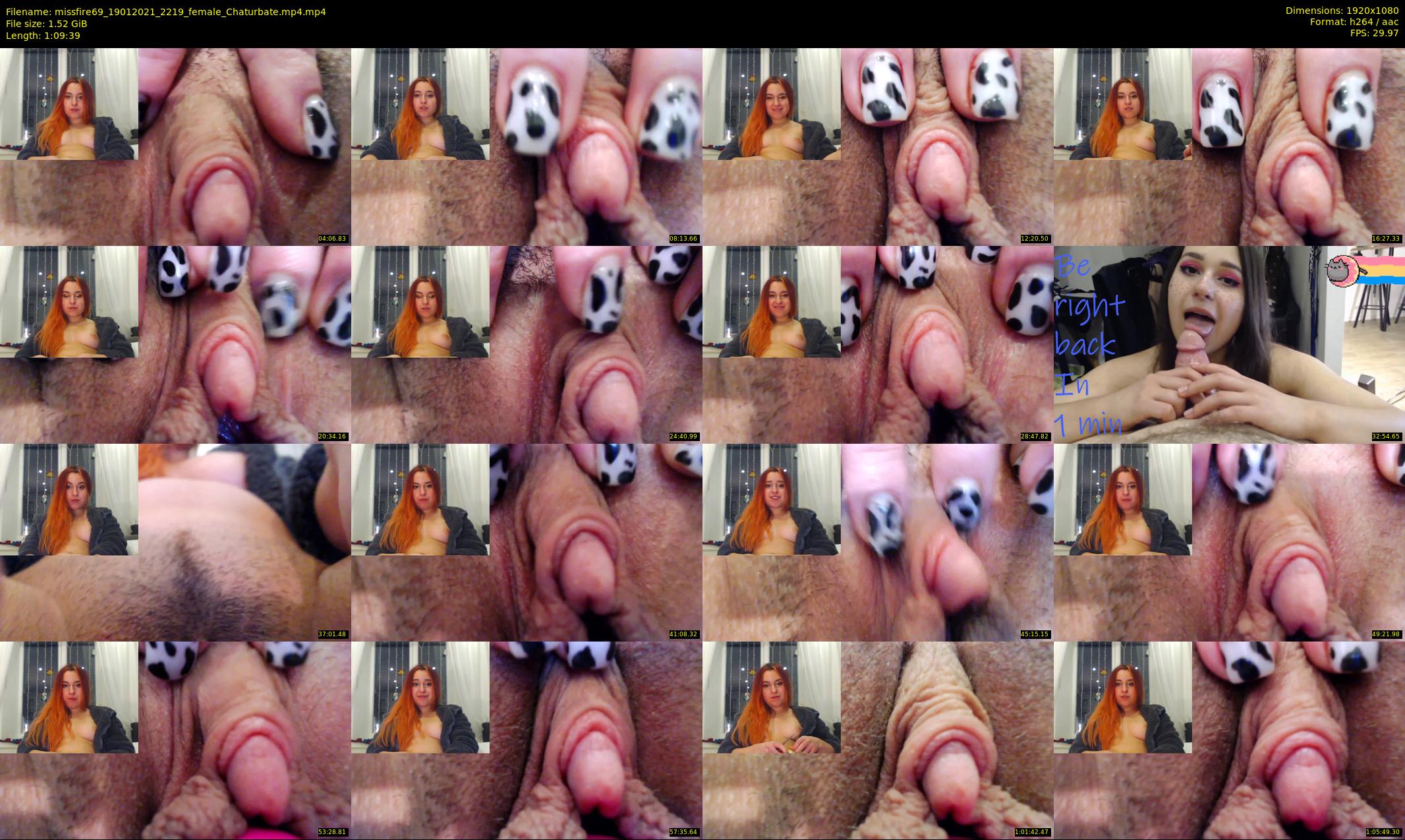 missfire69 — 70 minute Chaturbate female cam show recording, 1080p, Jan 19, 2021