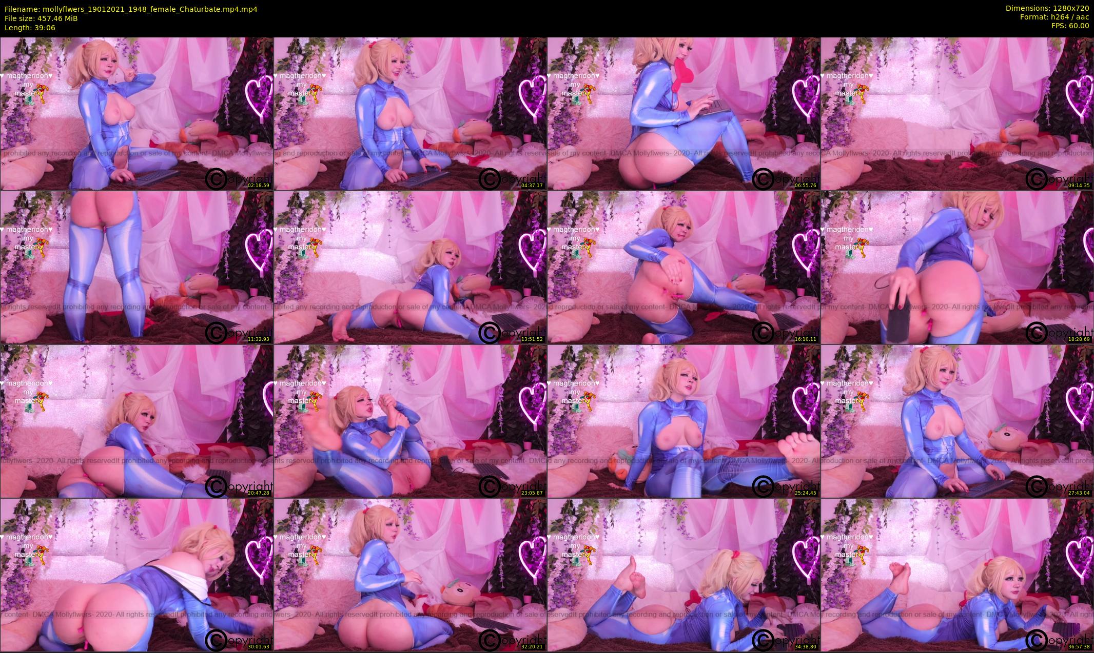 mollyflwers — 40 minute Chaturbate female cam show recording, 720p, Jan 19, 2021