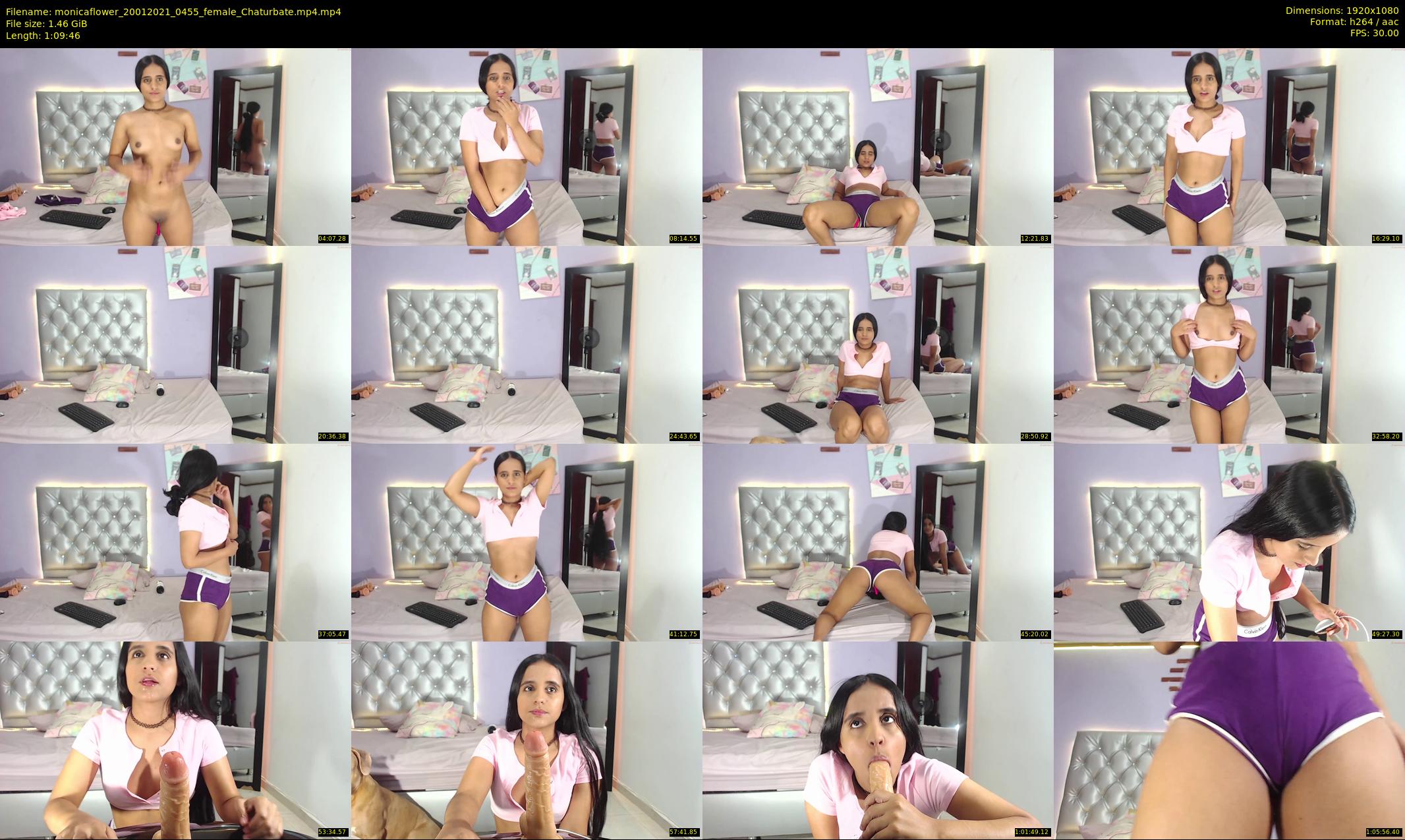 monicaflower — 70 minute Chaturbate female cam show recording, 1080p, Jan 20, 2021
