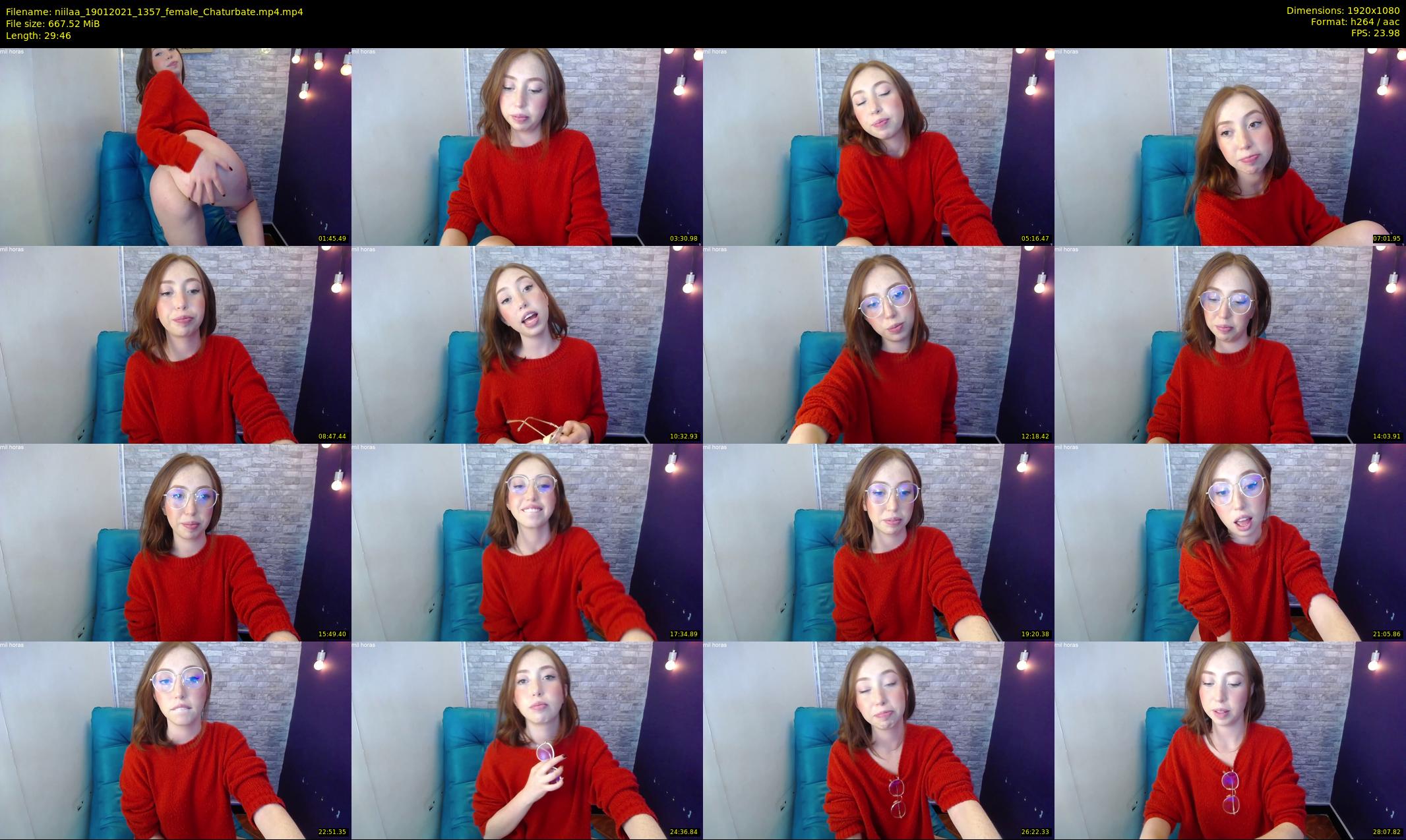niilaa — 30 minute Chaturbate female cam show recording, 1080p, Jan 19, 2021
