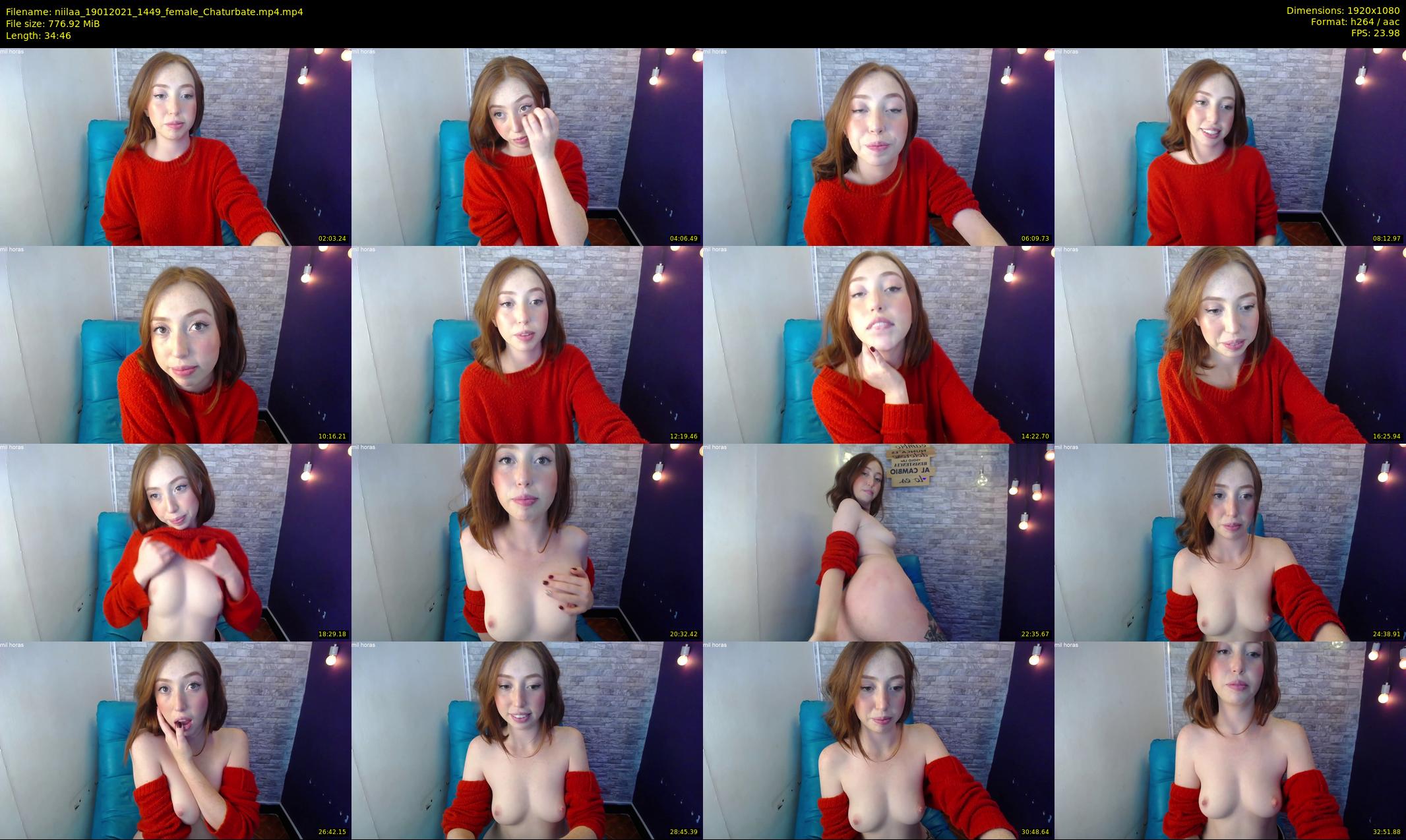 niilaa — 35 minute Chaturbate female cam show recording, 1080p, Jan 19, 2021