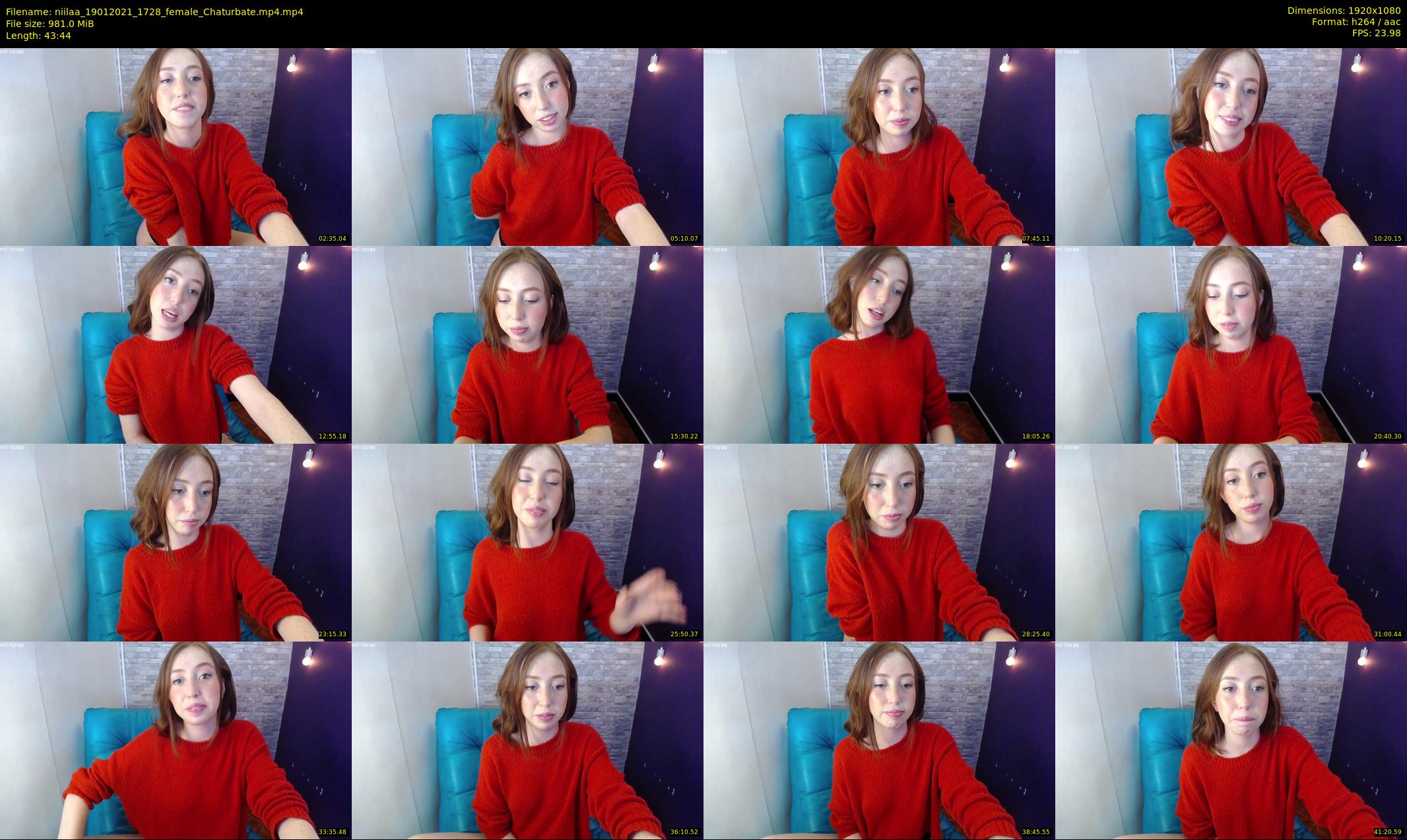 niilaa — 44 minute Chaturbate female cam show recording, 1080p, Jan 19, 2021