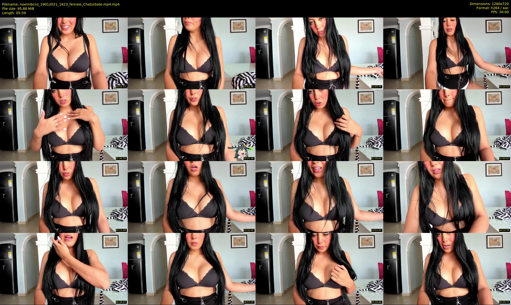 noemibcnz — 6 minute Chaturbate couple cam show recording, 720p, Jan 19, 2021
