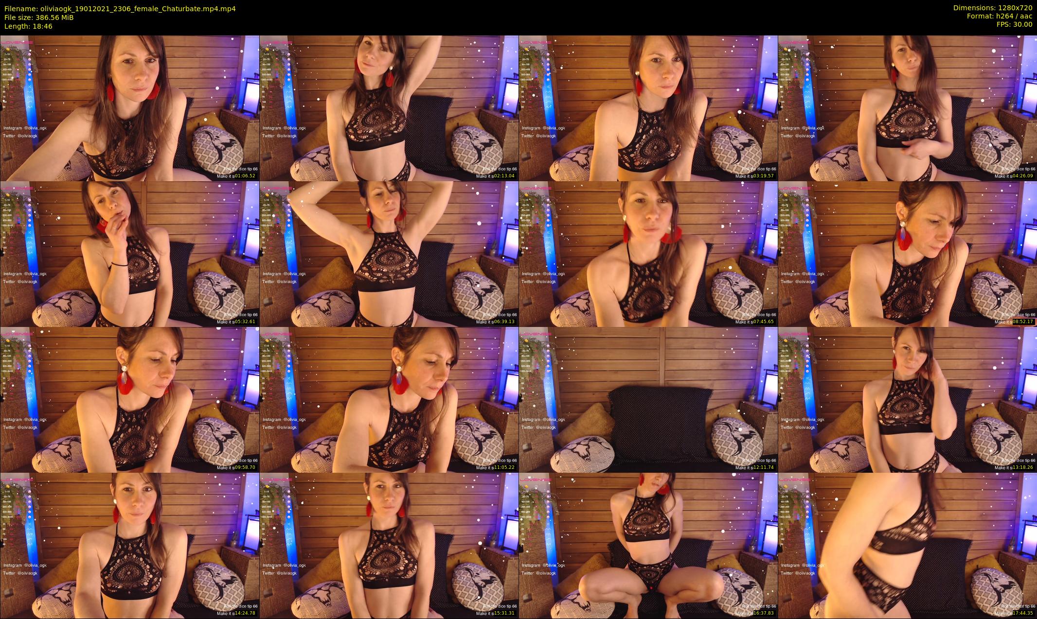 oliviaogk — 19 minute Chaturbate female cam show recording, 720p, Jan 19, 2021