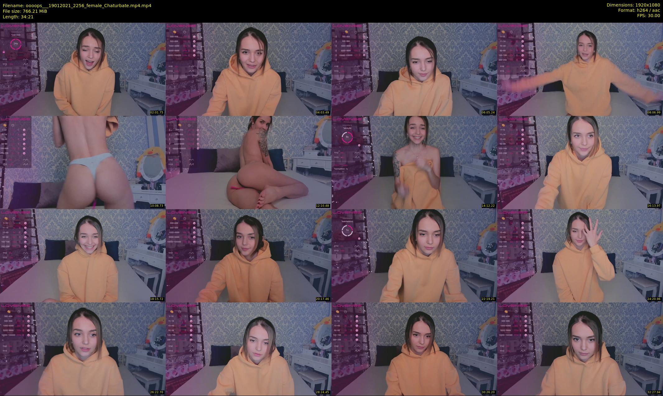 oooops__ — 35 minute Chaturbate female cam show recording, 1080p, Jan 19, 2021
