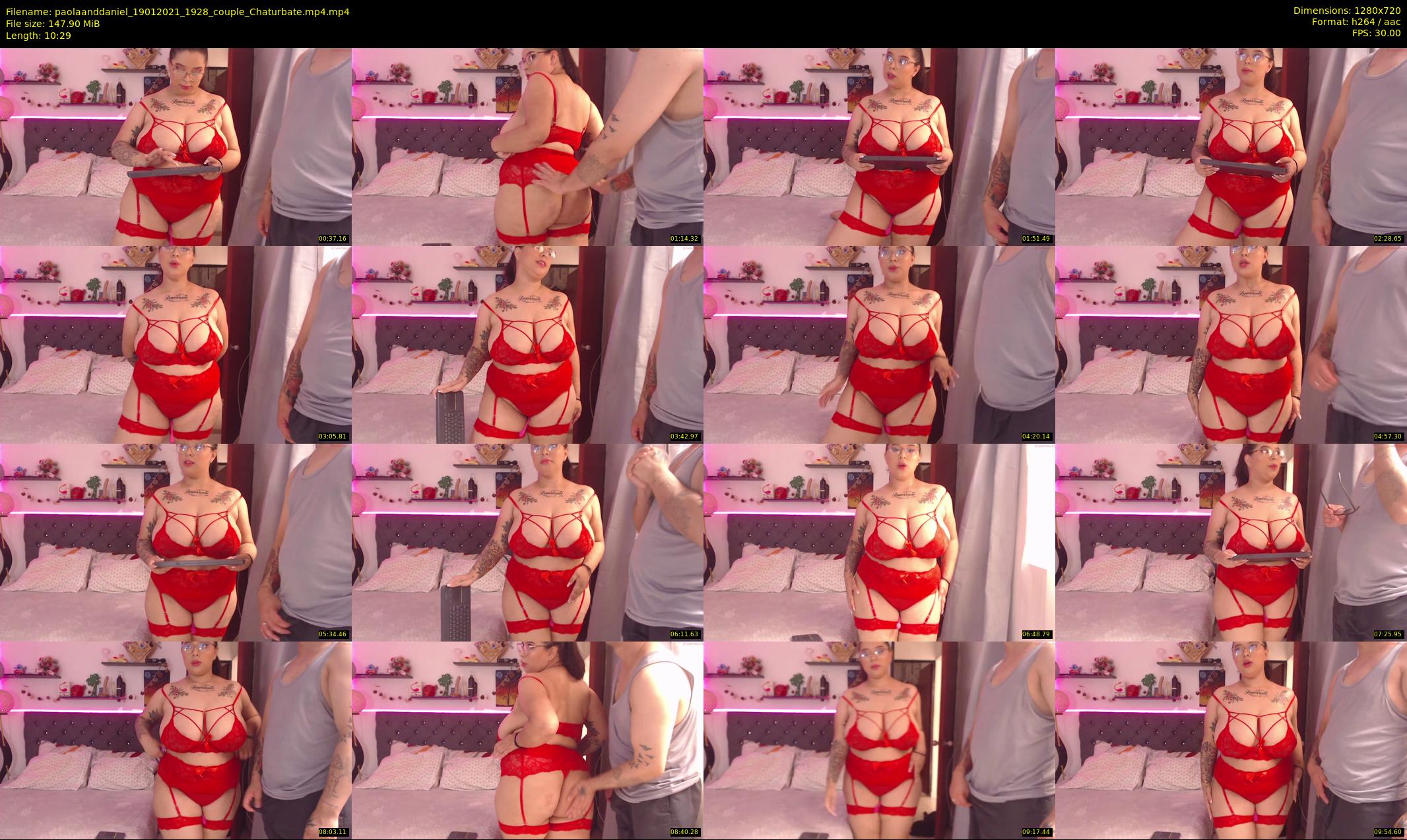 paolaanddaniel — 11 minute Chaturbate couple cam show recording, 720p, Jan 19, 2021