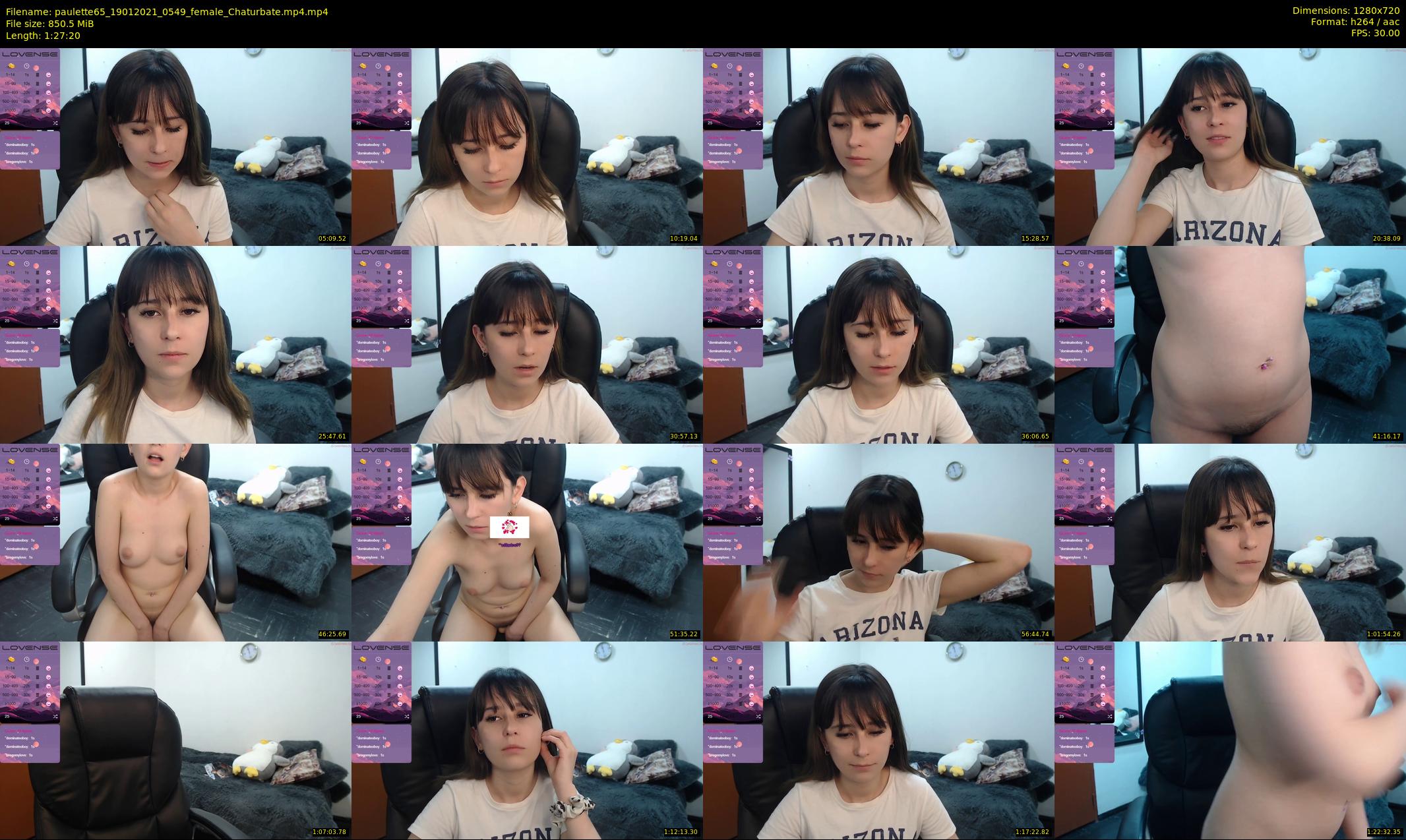 paulette65 — 88 minute Chaturbate female cam show recording, 720p, Jan 19, 2021