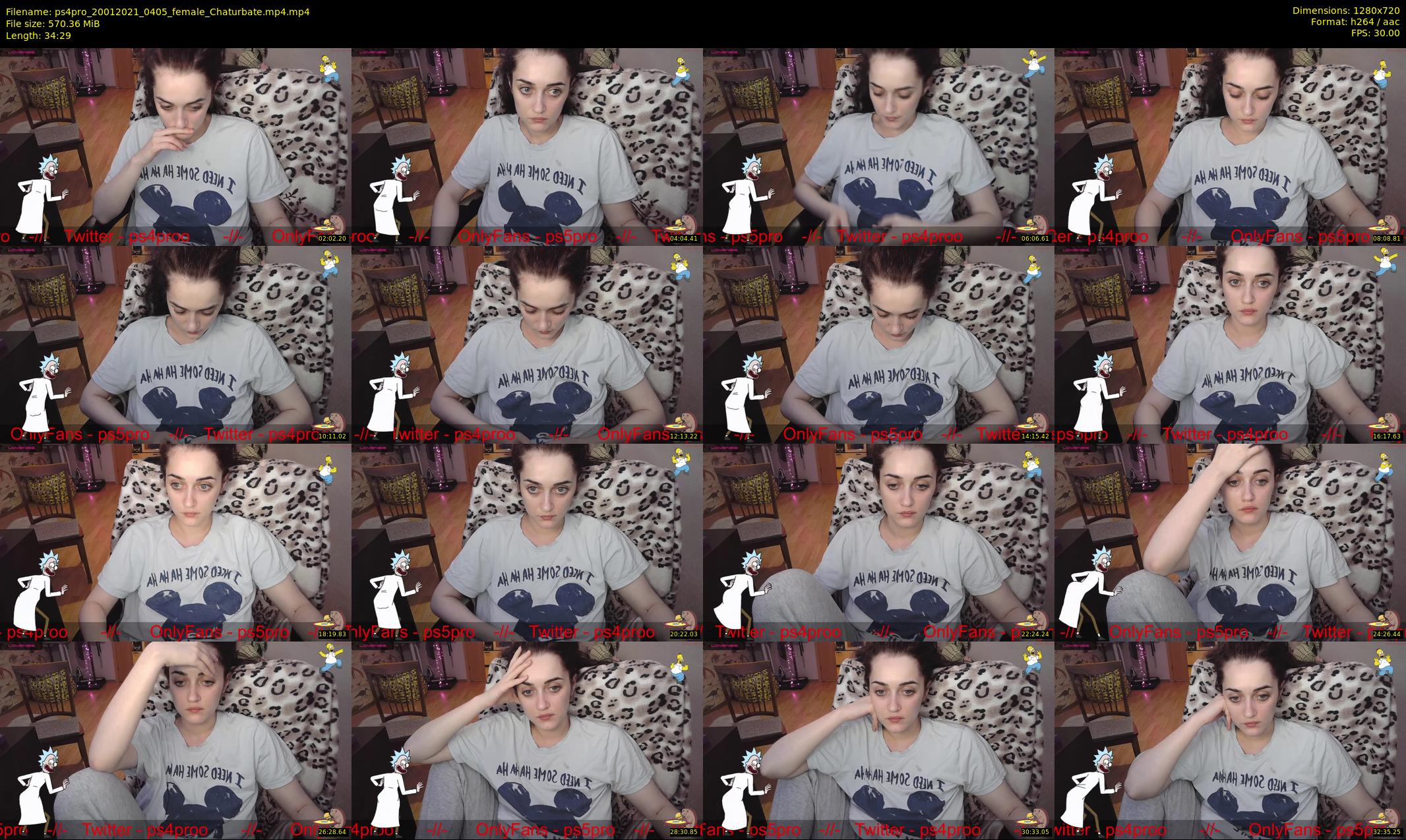 ps4pro — 35 minute Chaturbate female cam show recording, 720p, Jan 20, 2021