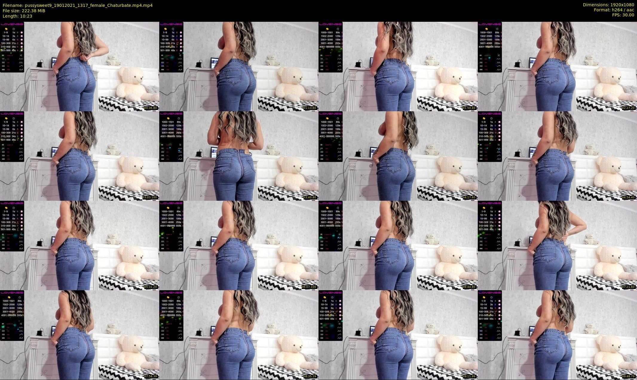 pussysweet9 — 11 minute Chaturbate female cam show recording, 1080p, Jan 19, 2021
