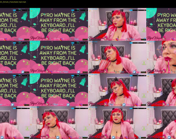 pyrowayne — 58 minute Chaturbate female cam show recording, 720p, Jan 20, 2021