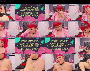 pyrowayne — 59 minute Chaturbate female cam show recording, 720p, Jan 20, 2021