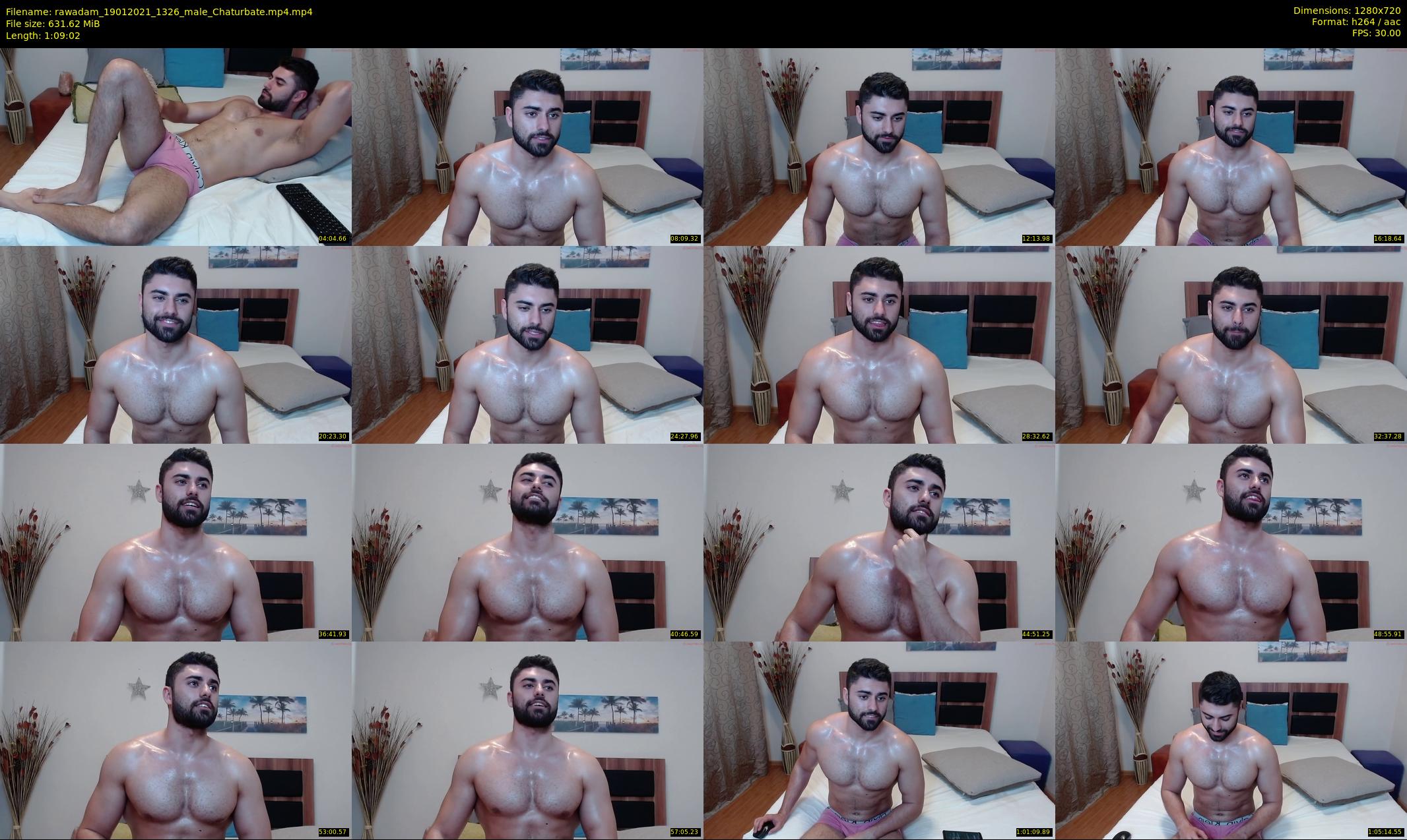 rawadam — 70 minute Chaturbate male cam show recording, 720p, Jan 19, 2021