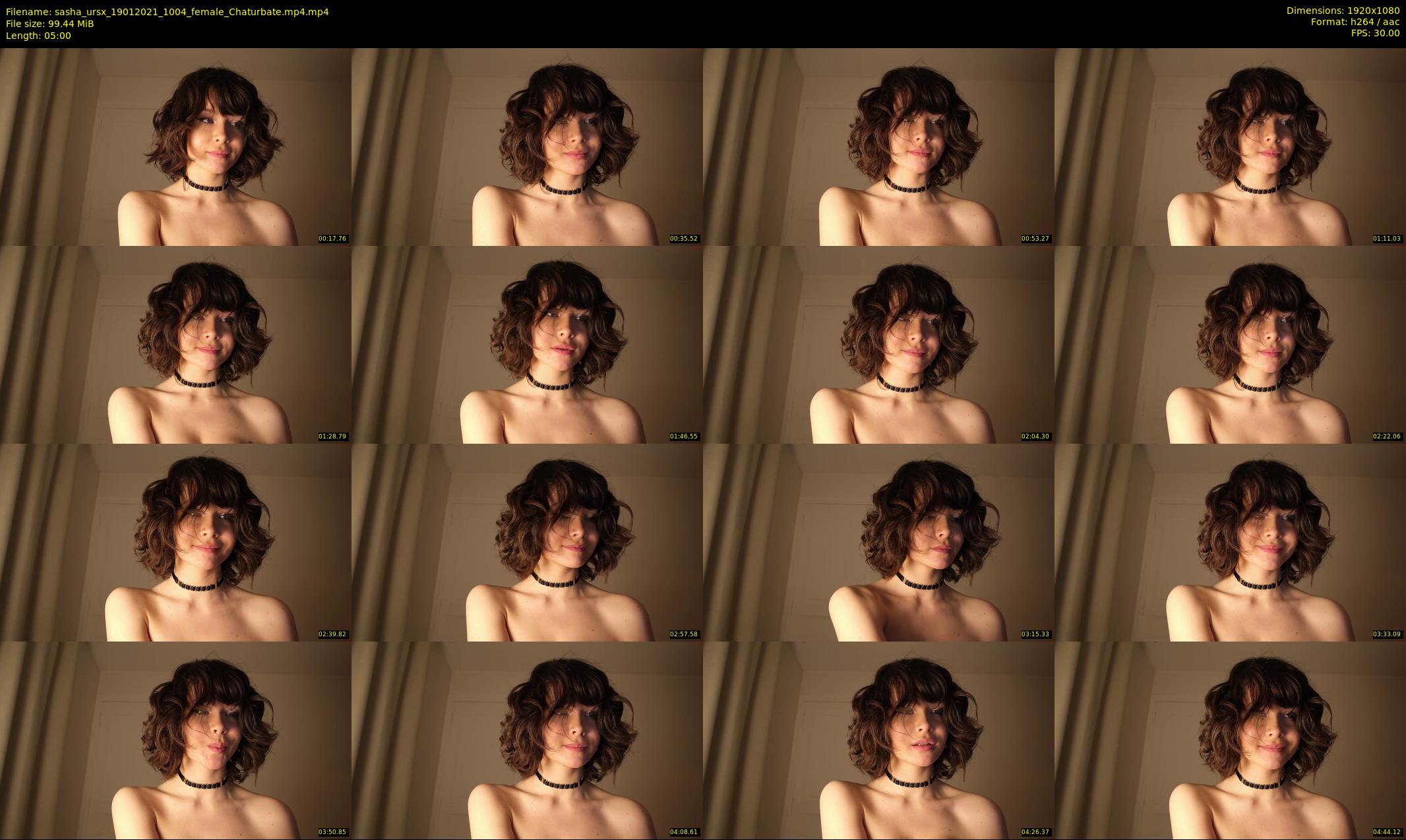 sasha_ursx — 5 minute Chaturbate female cam show recording, 1080p, Jan 19, 2021