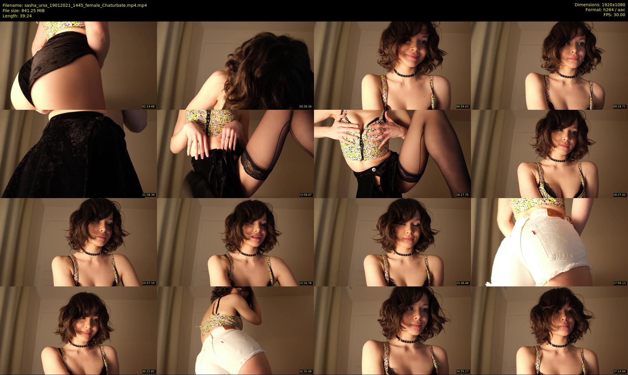 sasha_ursx — 40 minute Chaturbate female cam show recording, 1080p, Jan 19, 2021