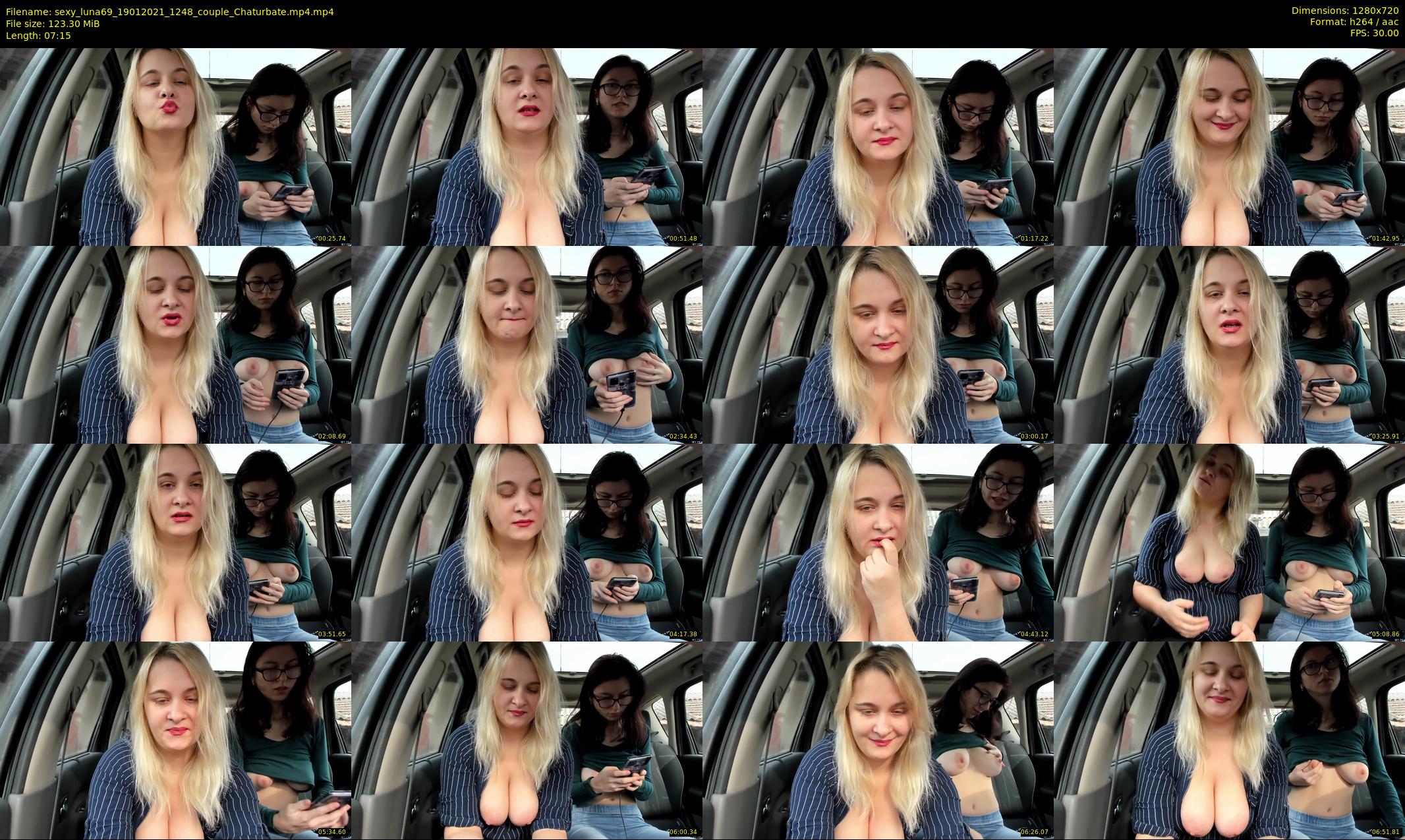 sexy_luna69 — 8 minute Chaturbate couple cam show recording, 720p, Jan 19, 2021