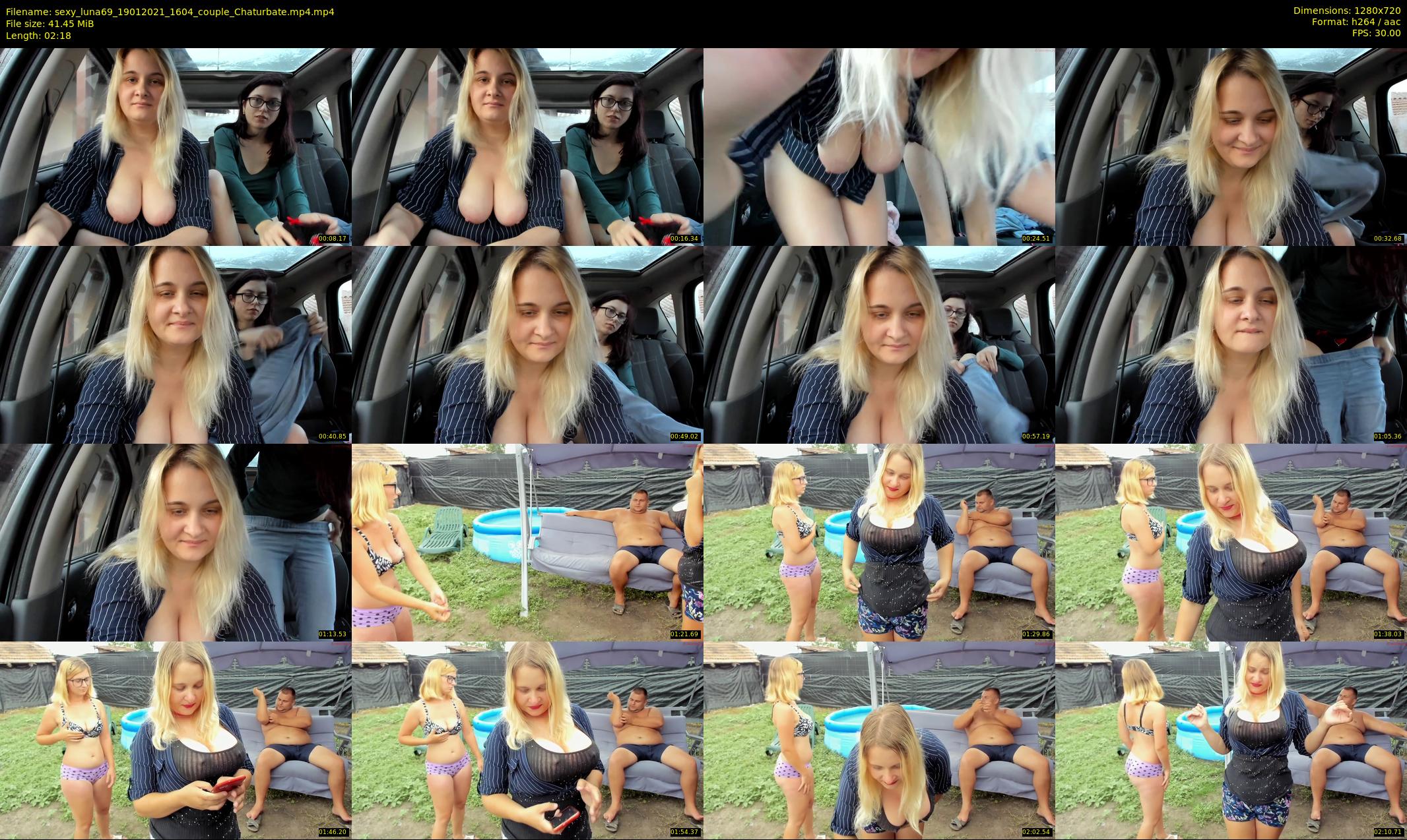 sexy_luna69 — 3 minute Chaturbate couple cam show recording, 720p, Jan 19, 2021