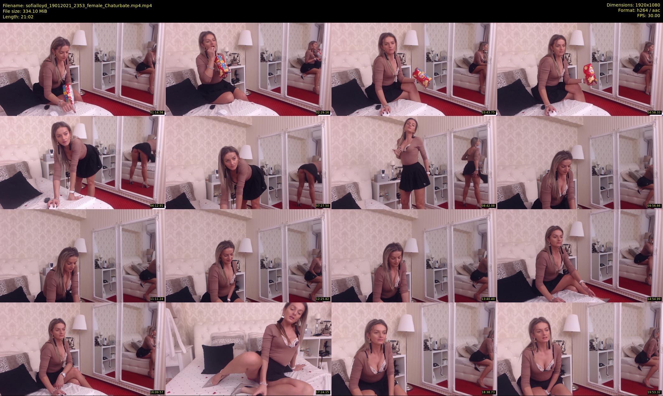 sofialloyd — 22 minute Chaturbate female cam show recording, 1080p, Jan 19, 2021