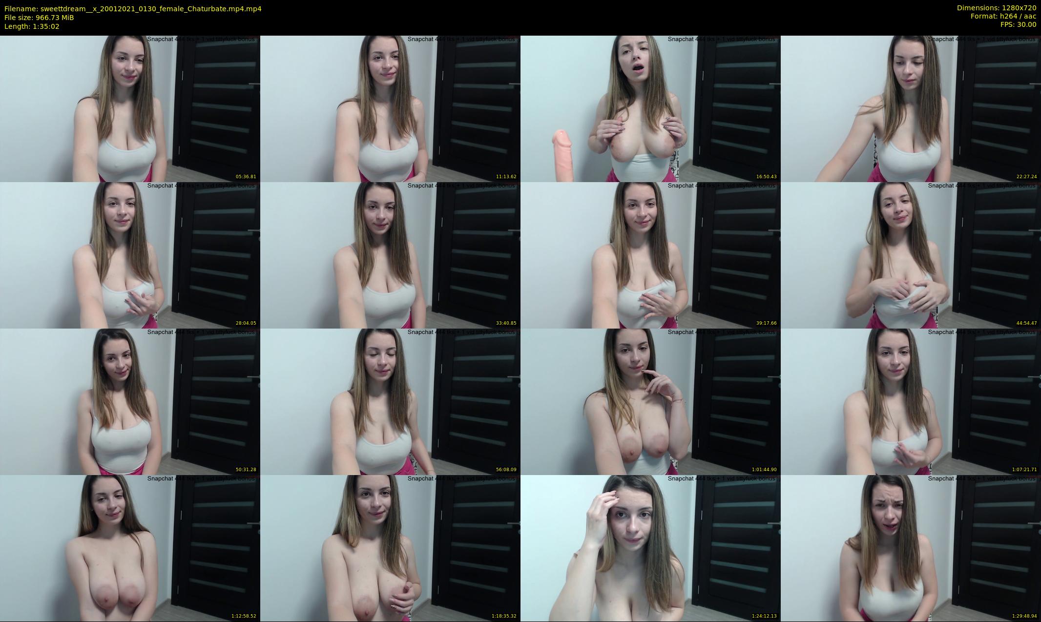 sweettdream__x — 96 minute Chaturbate female cam show recording, 720p, Jan 20, 2021