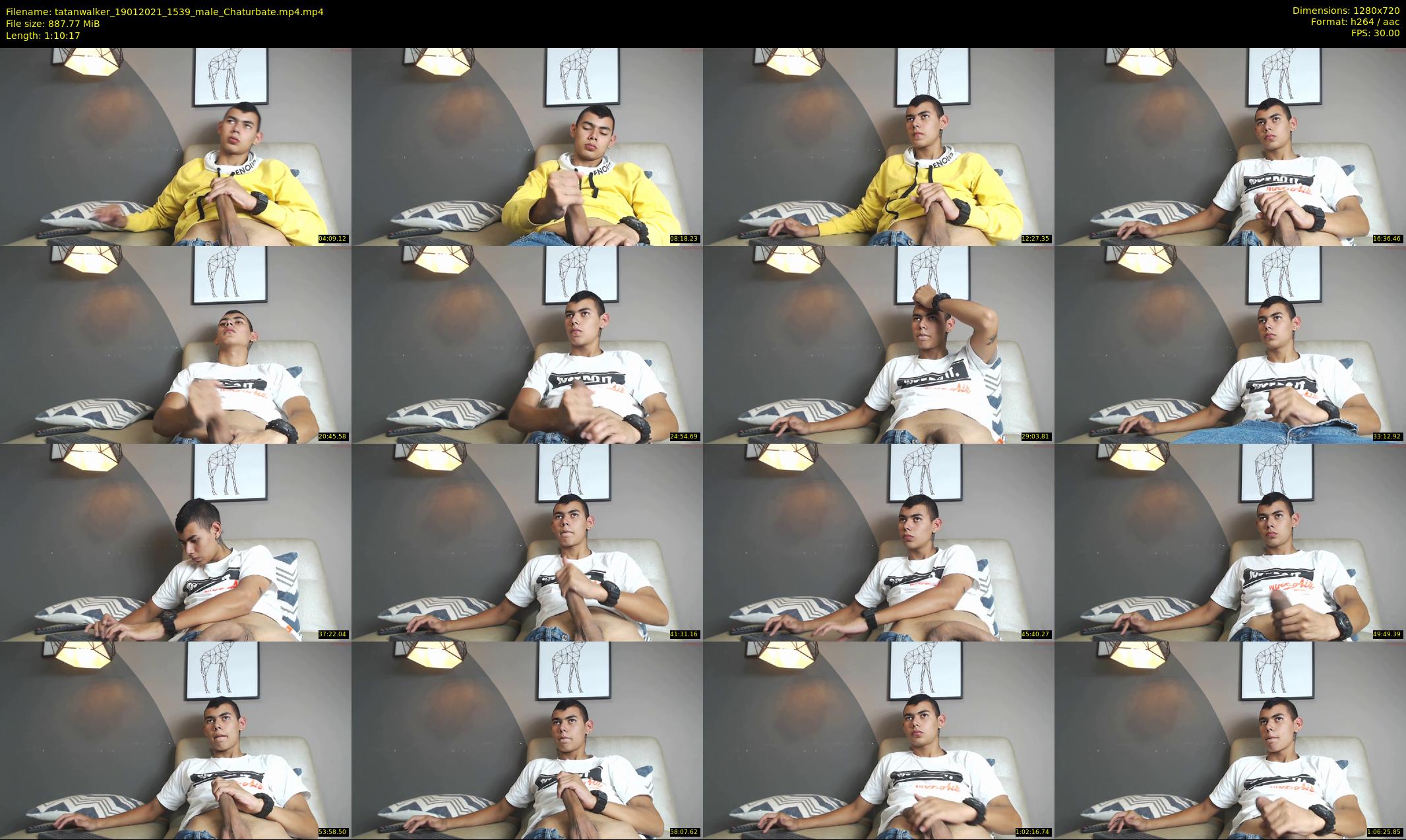 tatanwalker — 71 minute Chaturbate male cam show recording, 720p, Jan 19, 2021
