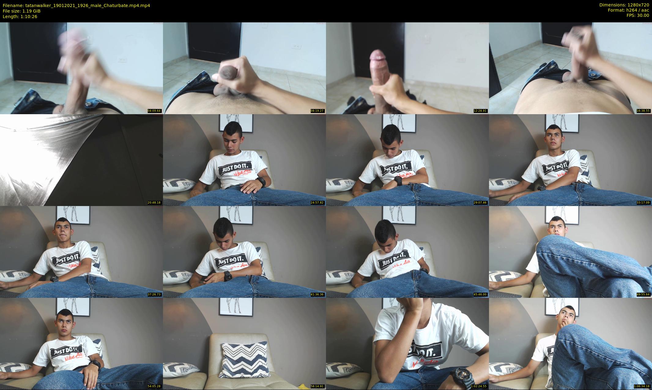 tatanwalker — 71 minute Chaturbate male cam show recording, 720p, Jan 19, 2021