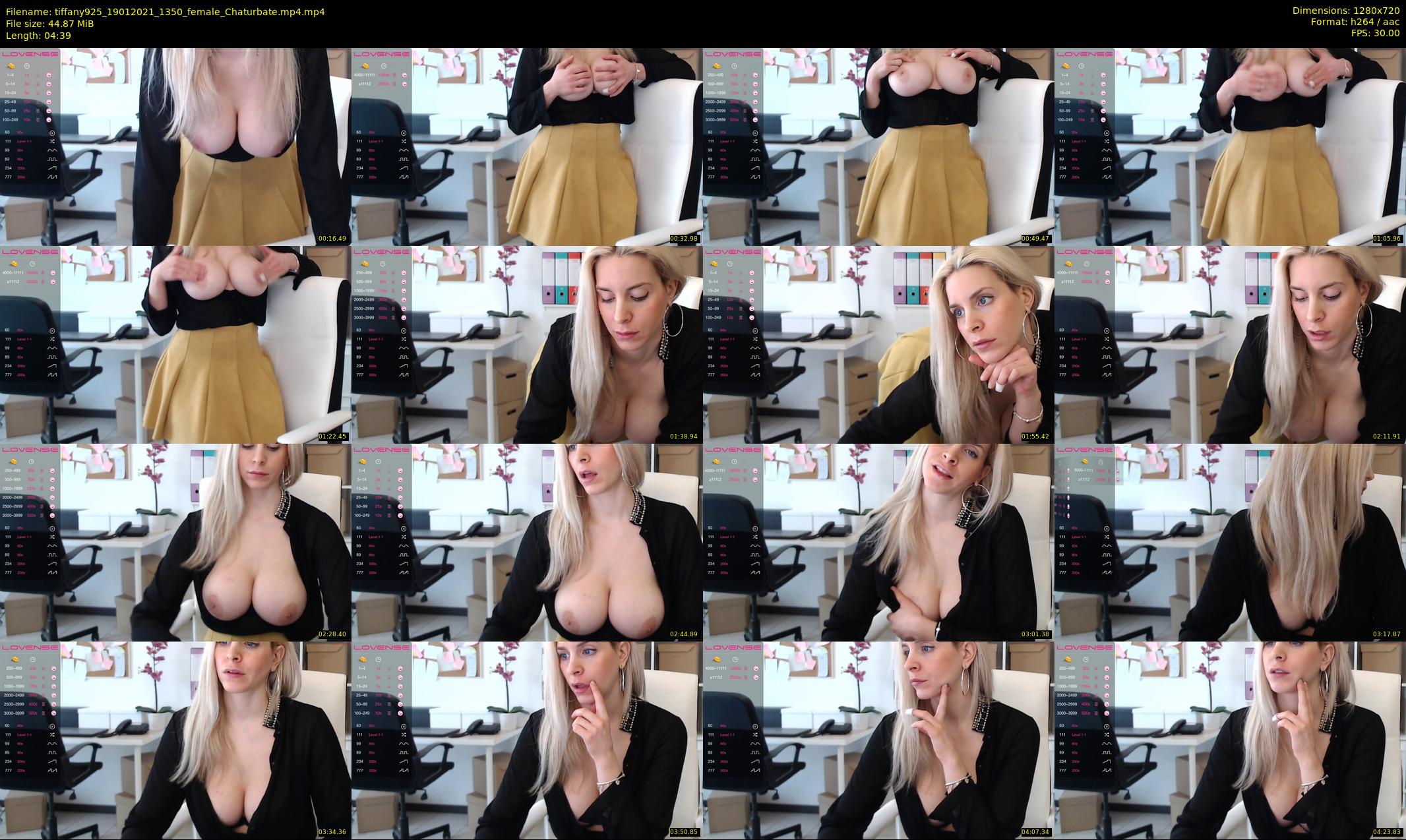 tiffany925 — 5 minute Chaturbate female cam show recording, 720p, Jan 19, 2021