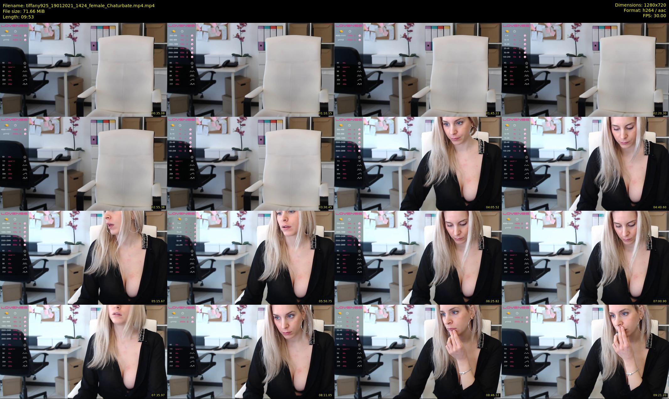 tiffany925 — 10 minute Chaturbate female cam show recording, 720p, Jan 19, 2021