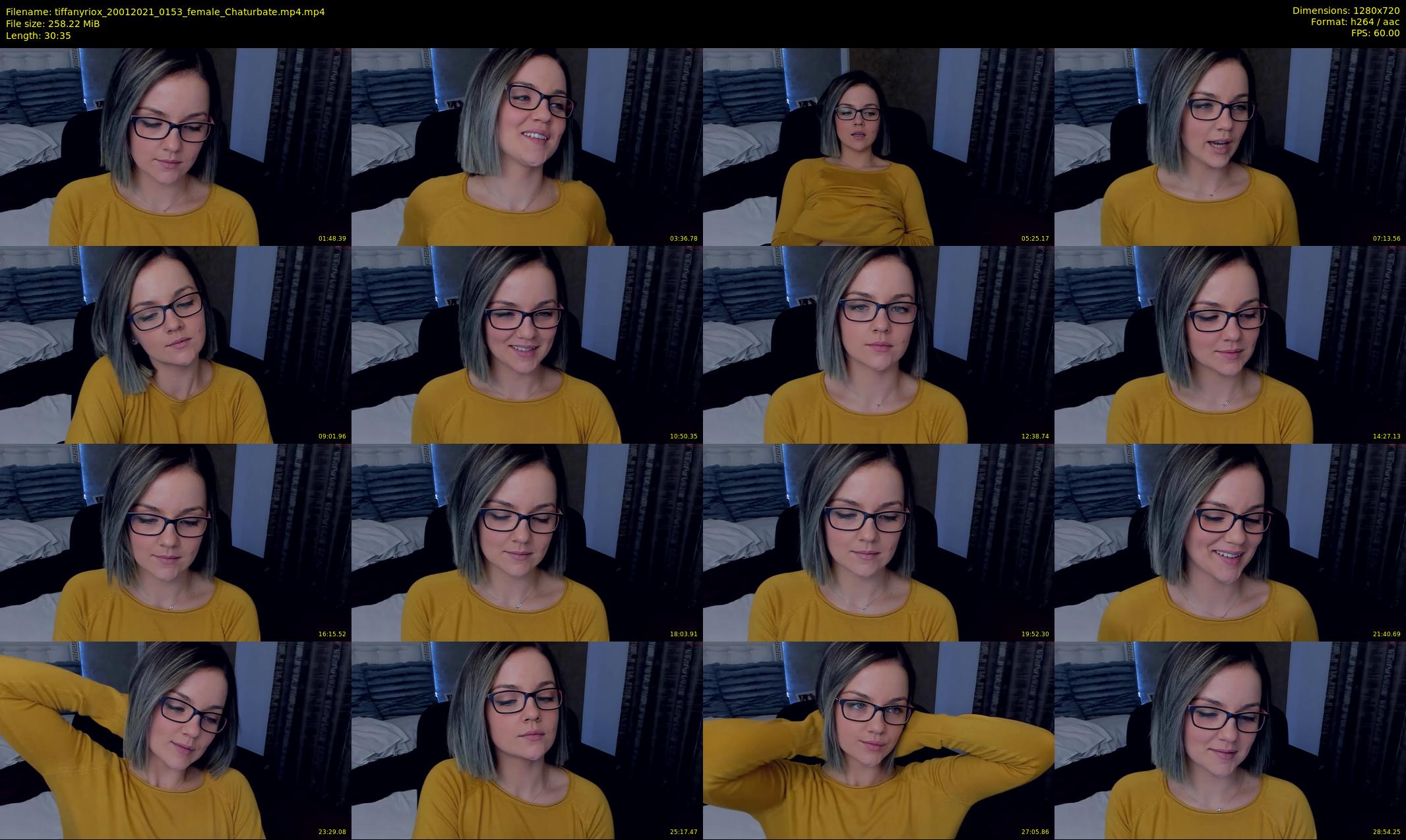 tiffanyriox — 31 minute Chaturbate female cam show recording, 720p, Jan 20, 2021