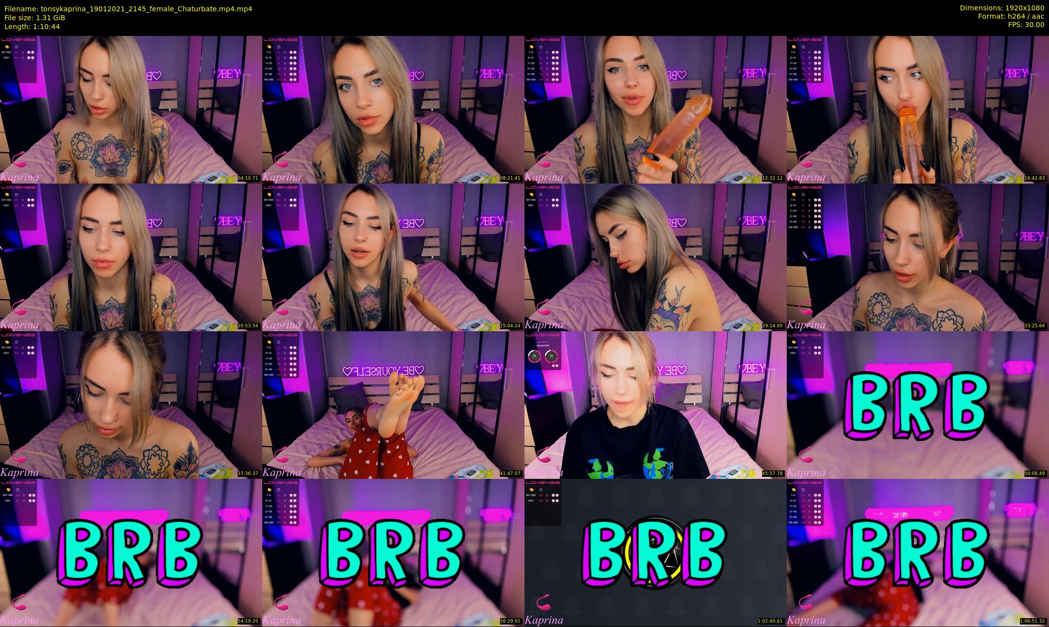 tonsykaprina — 71 minute Chaturbate couple cam show recording, 1080p, Jan 19, 2021