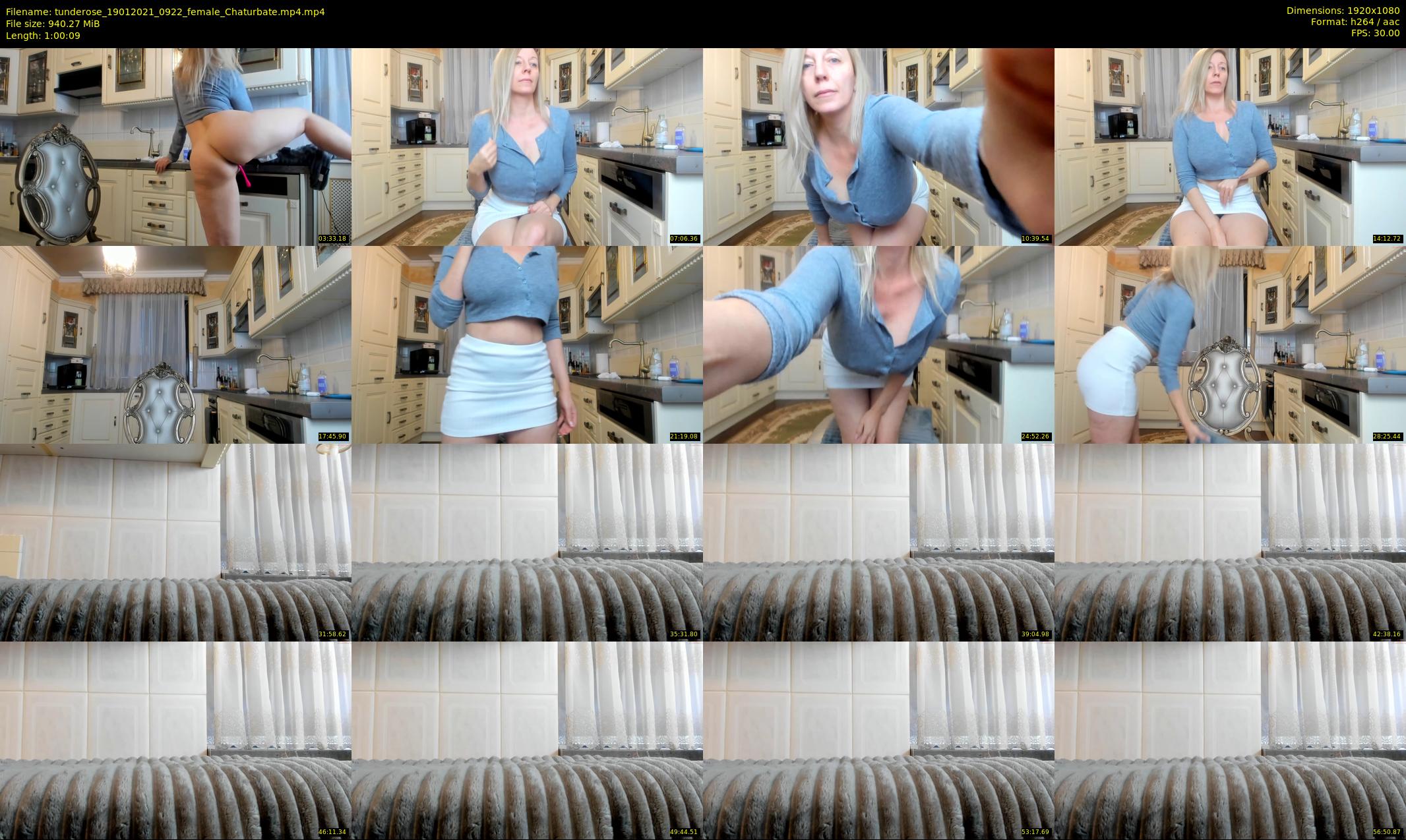 tunderose — 61 minute Chaturbate female cam show recording, 1080p, Jan 19, 2021
