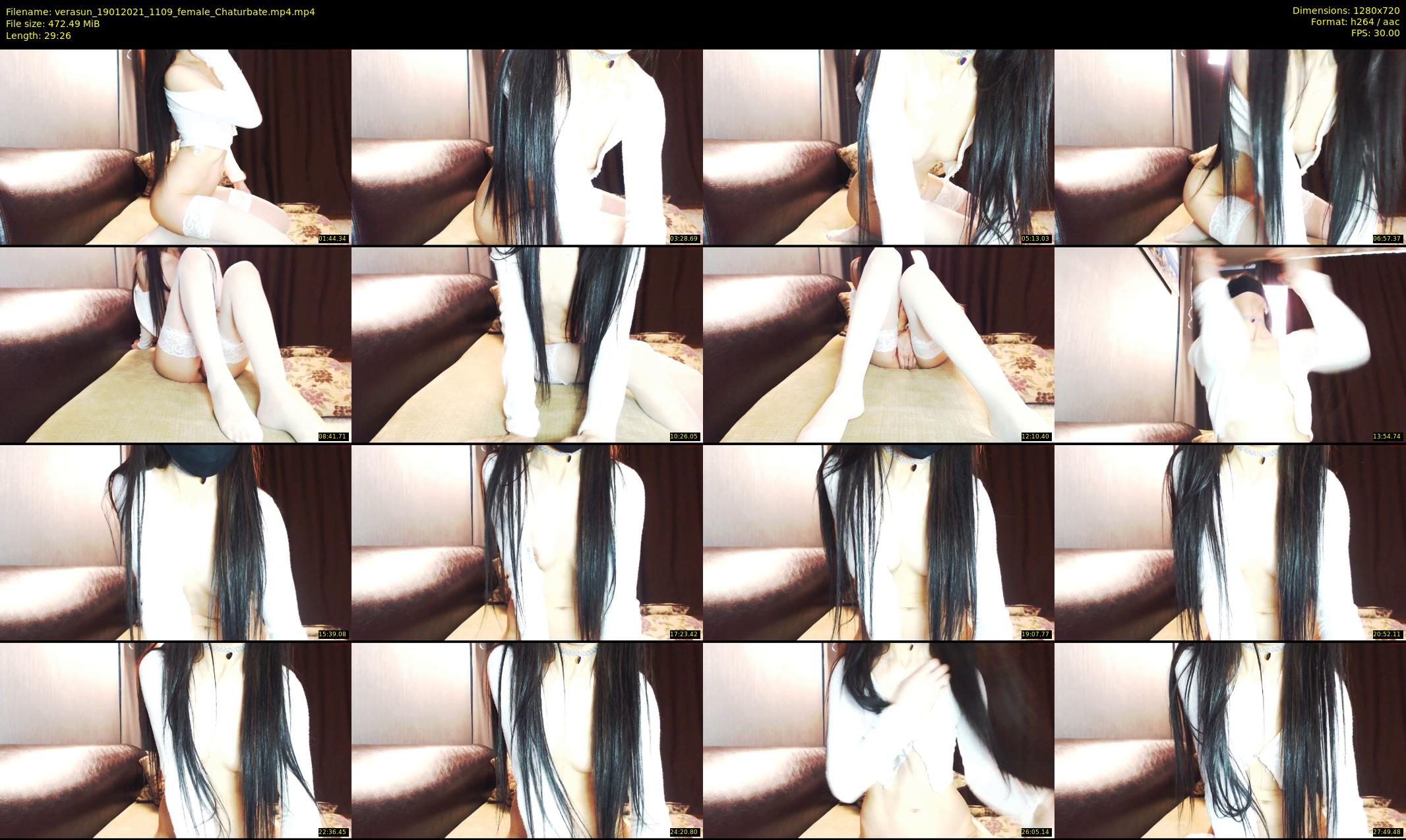 verasun — 30 minute Chaturbate female cam show recording, 720p, Jan 19, 2021