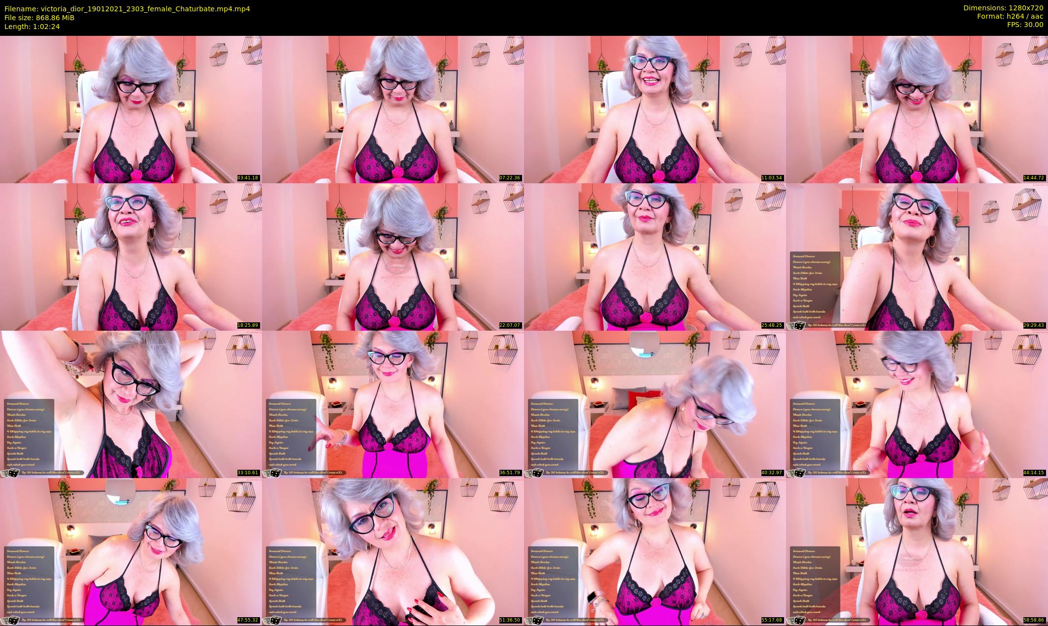 victoria_dior — 63 minute Chaturbate female cam show recording, 720p, Jan 19, 2021