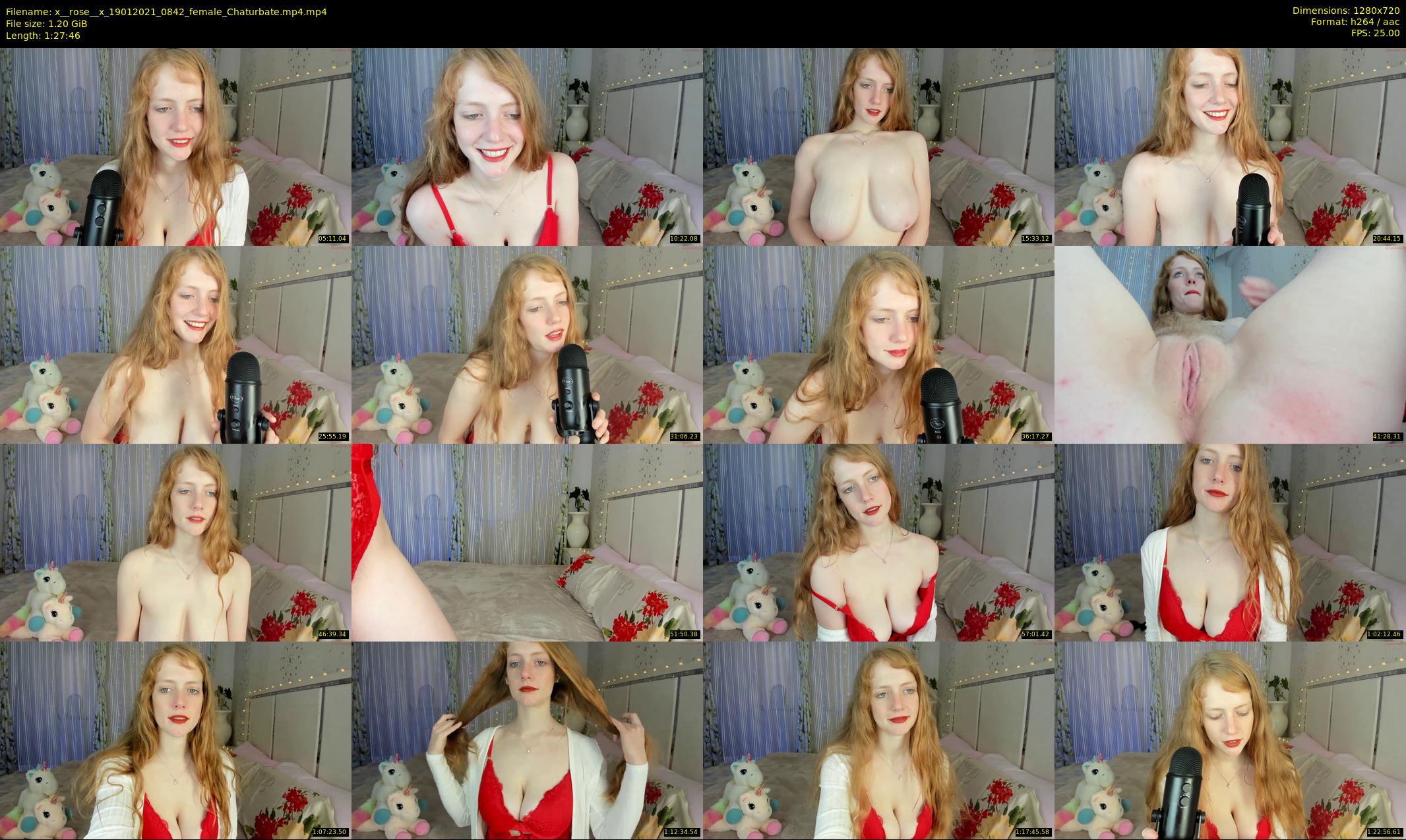 x__rose__x — 88 minute Chaturbate female cam show recording, 720p, Jan 19, 2021