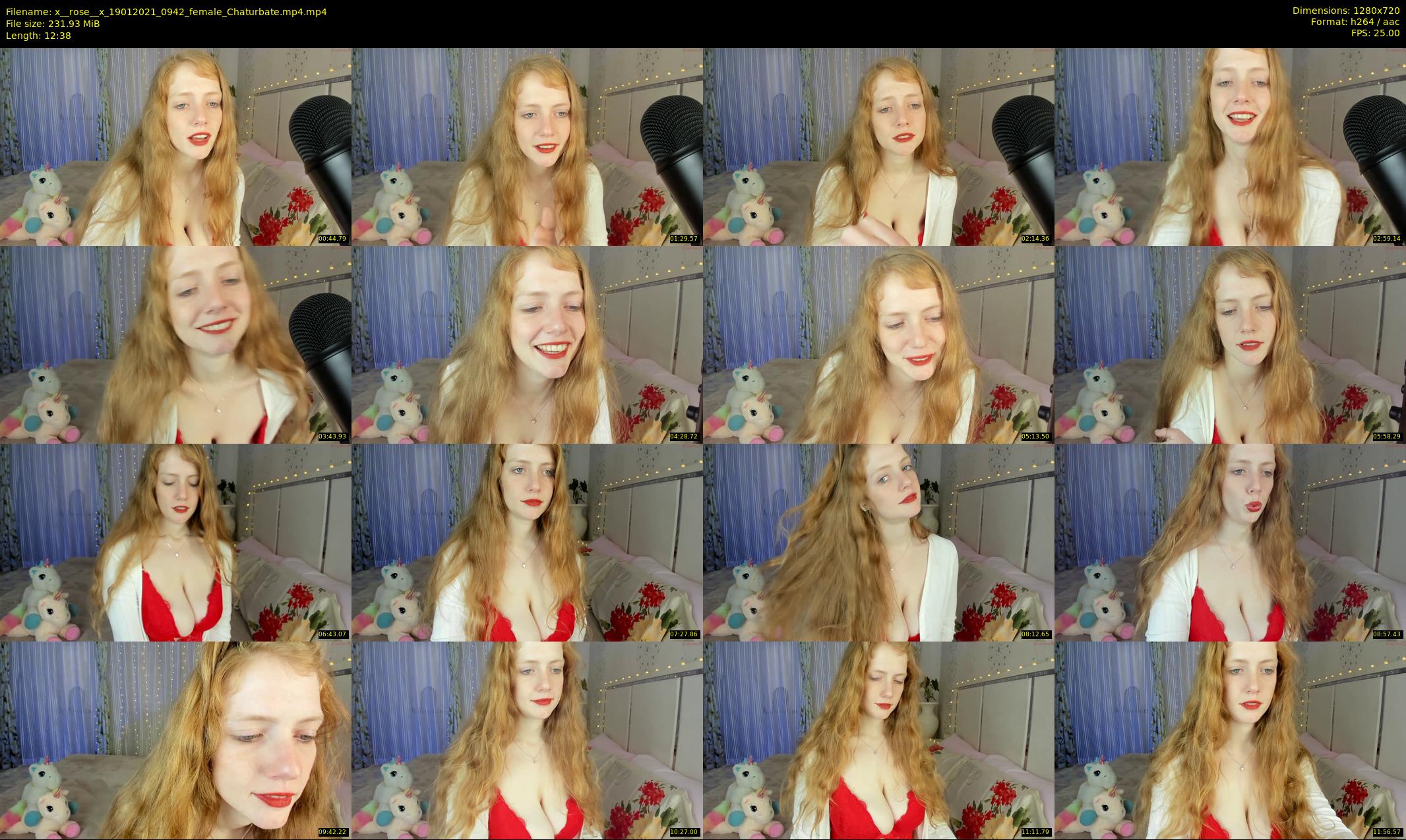 x__rose__x — 13 minute Chaturbate female cam show recording, 720p, Jan 19, 2021