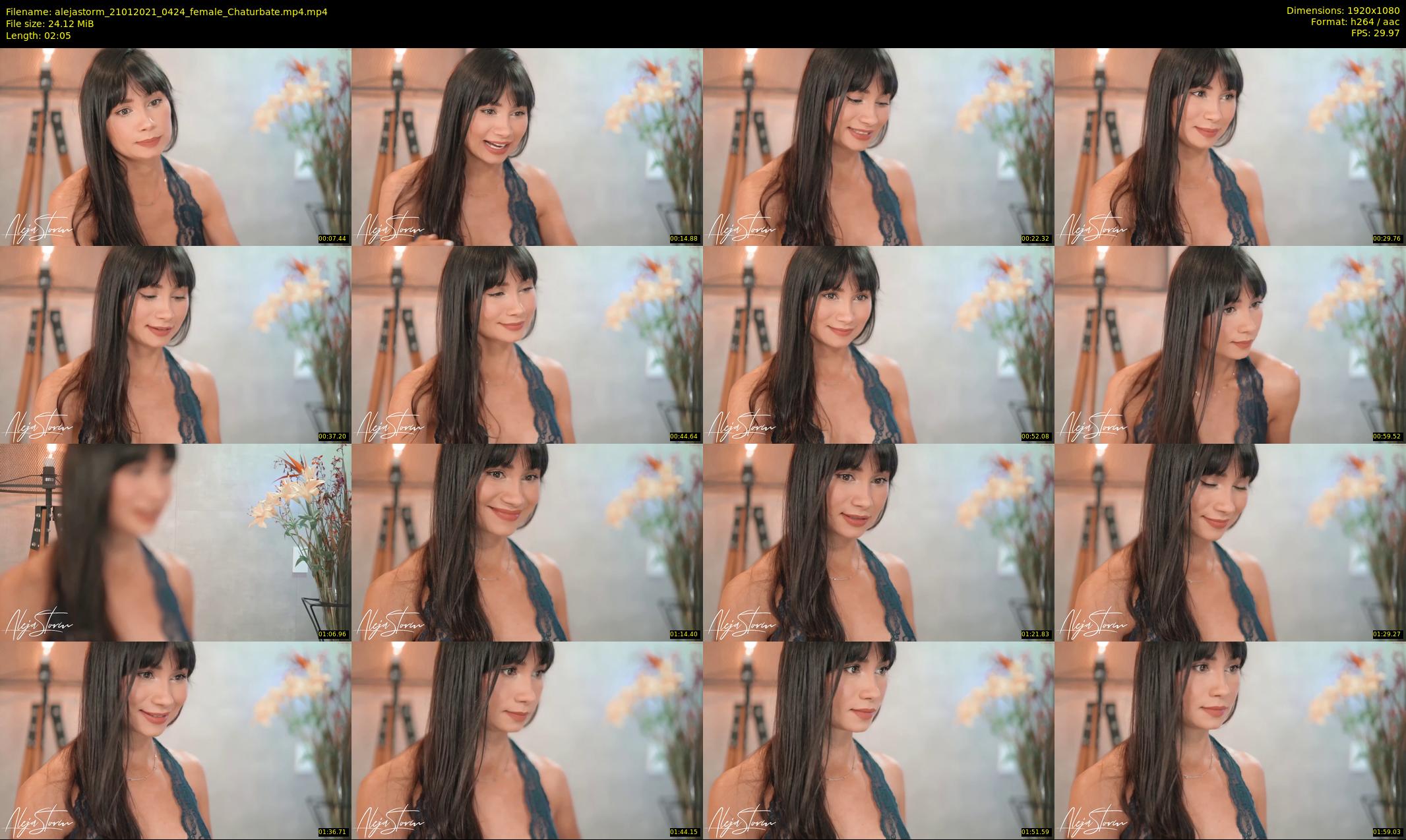 alejastorm — 3 minute Chaturbate female cam show recording, 1080p, Jan 21, 2021