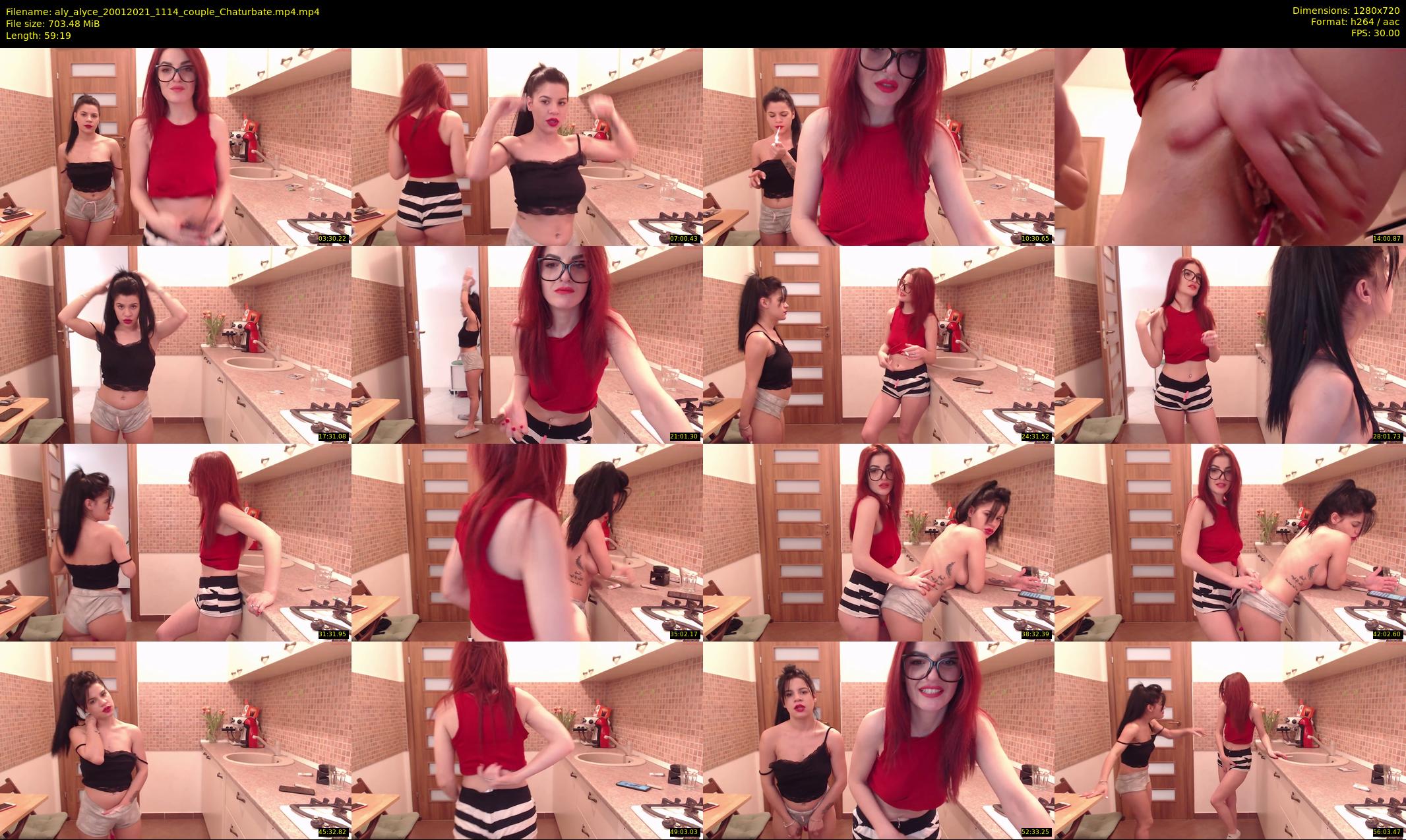 aly_alyce — 60 minute Chaturbate female cam show recording, 720p, Jan 20, 2021