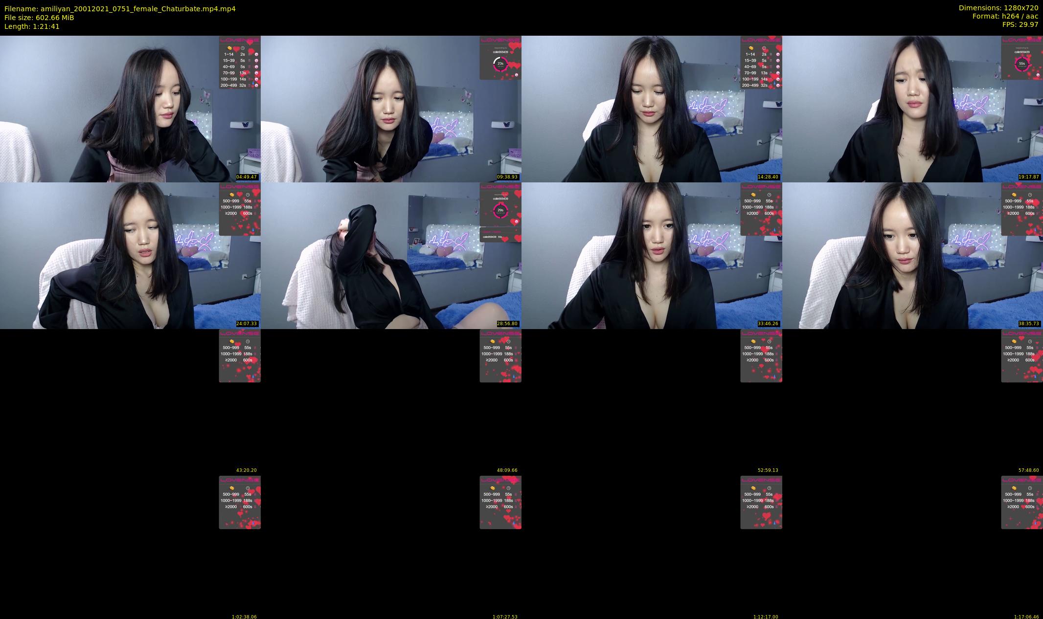 amiliyan — 82 minute Chaturbate female cam show recording, 720p, Jan 20, 2021