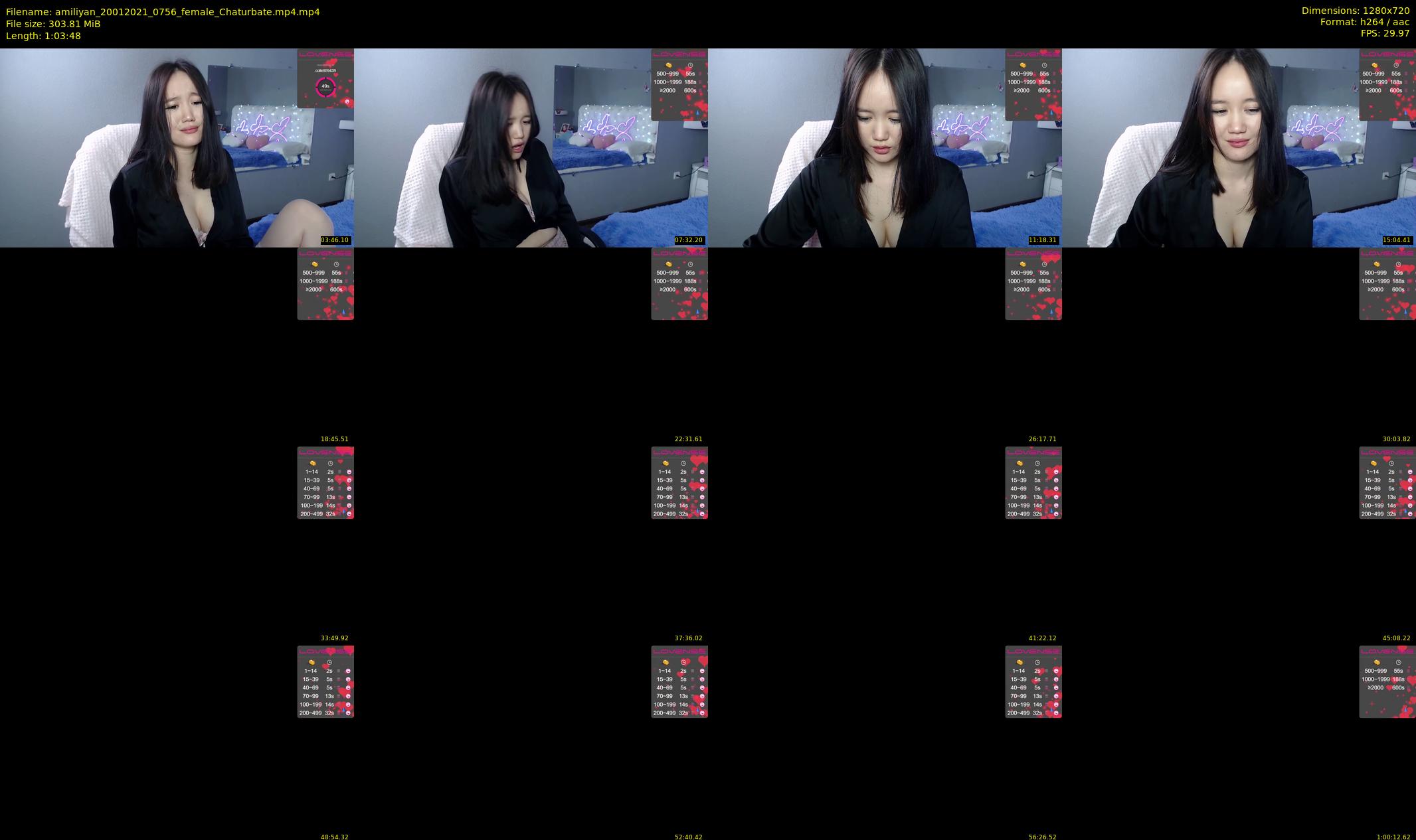 amiliyan — 64 minute Chaturbate female cam show recording, 720p, Jan 20, 2021