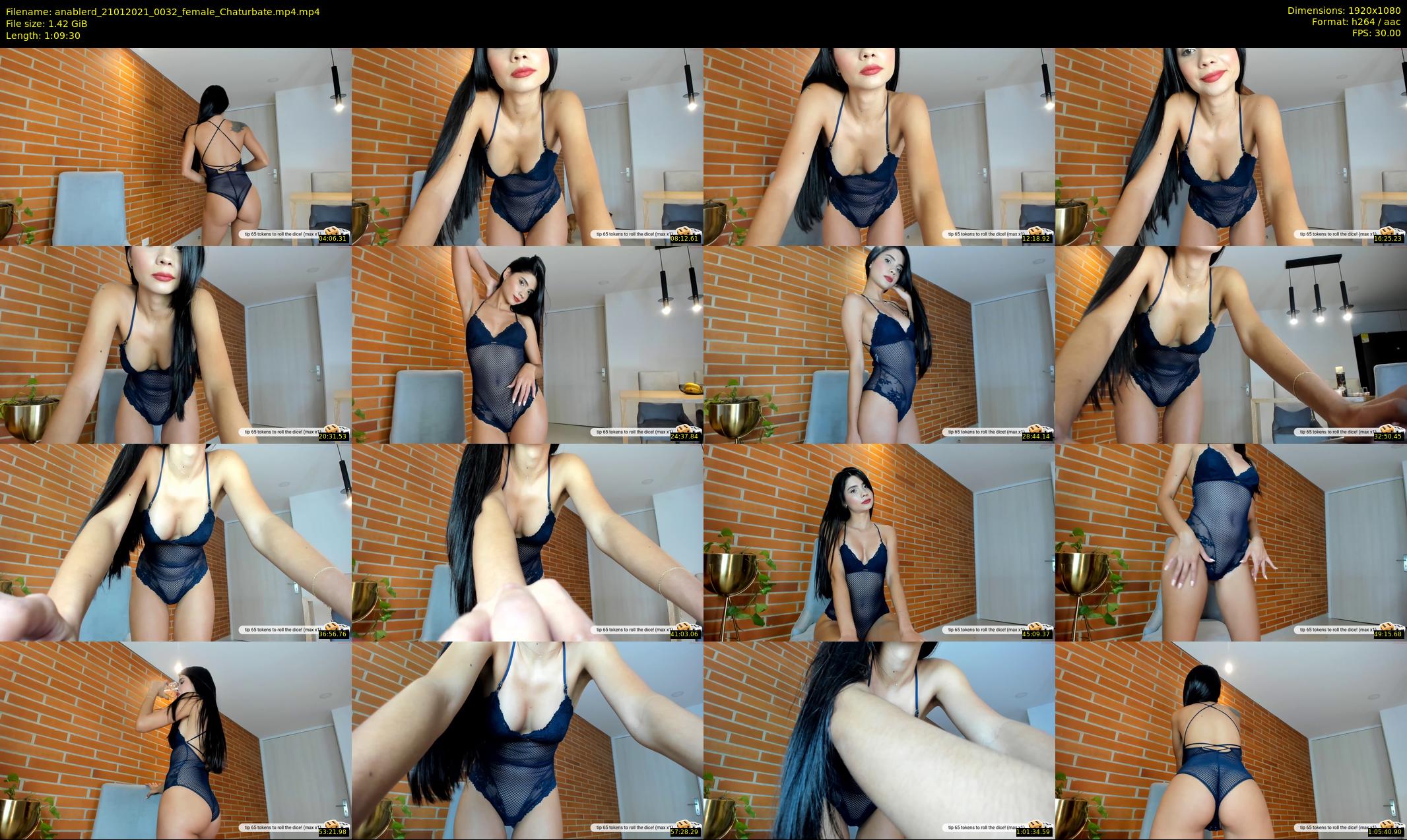 anablerd — 70 minute Chaturbate female cam show recording, 1080p, Jan 21, 2021