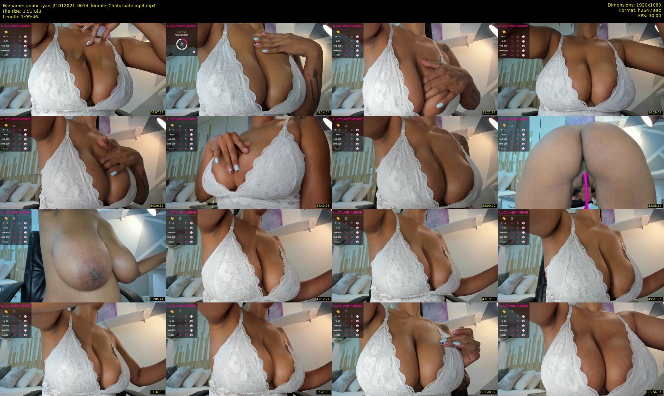 anahi_ryan — 70 minute Chaturbate female cam show recording, 1080p, Jan 21, 2021