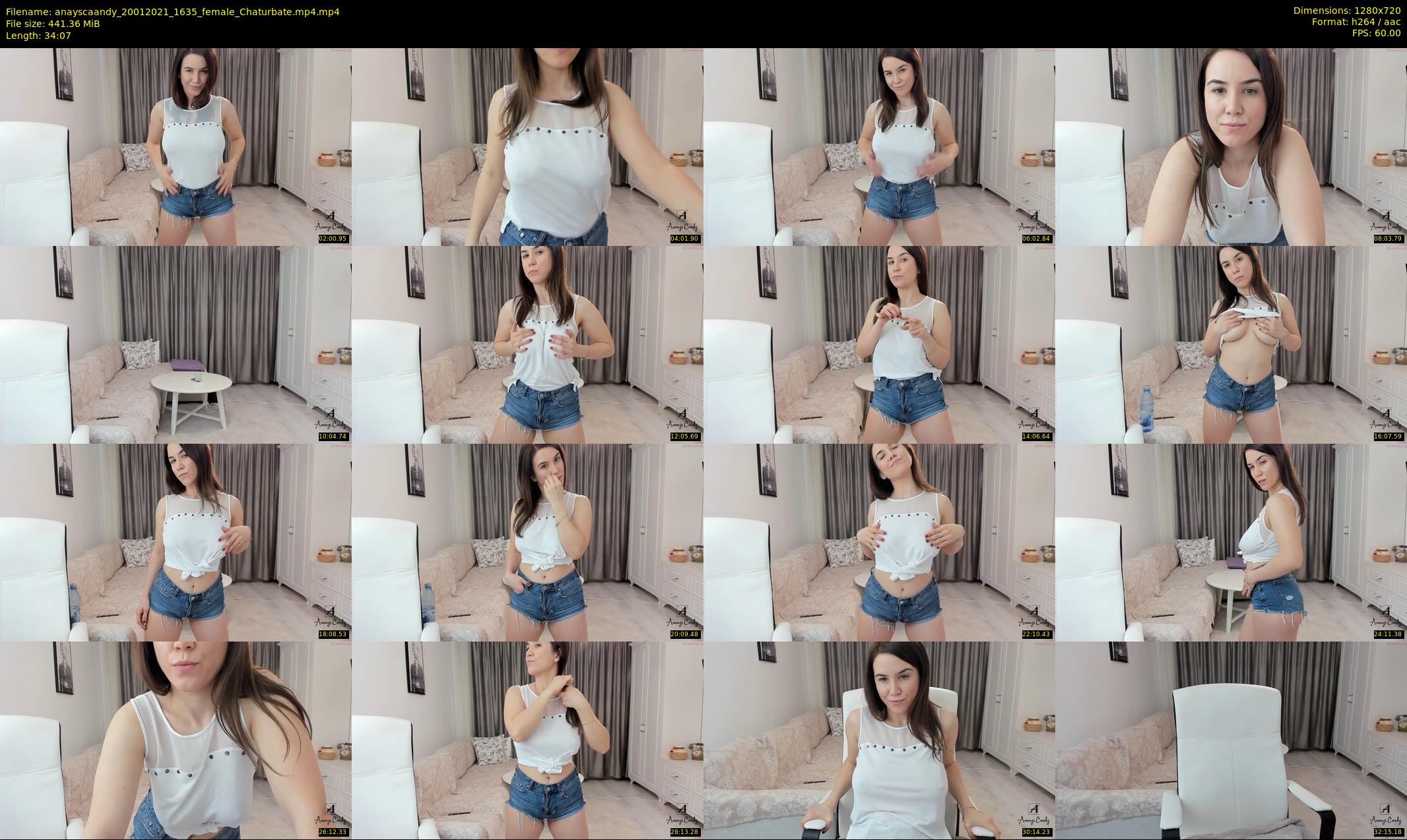 anayscaandy — 35 minute Chaturbate female cam show recording, 720p, Jan 20, 2021