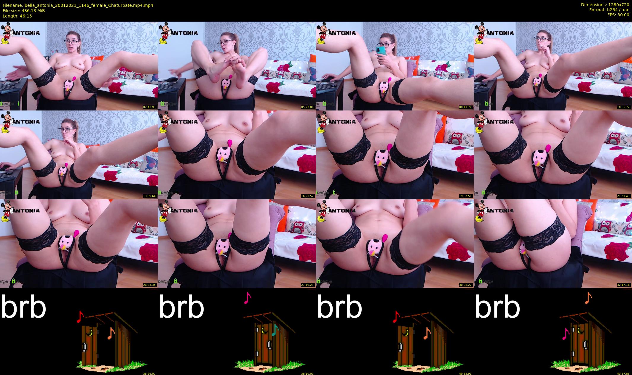 bella_antonia — 47 minute Chaturbate female cam show recording, 720p, Jan 20, 2021