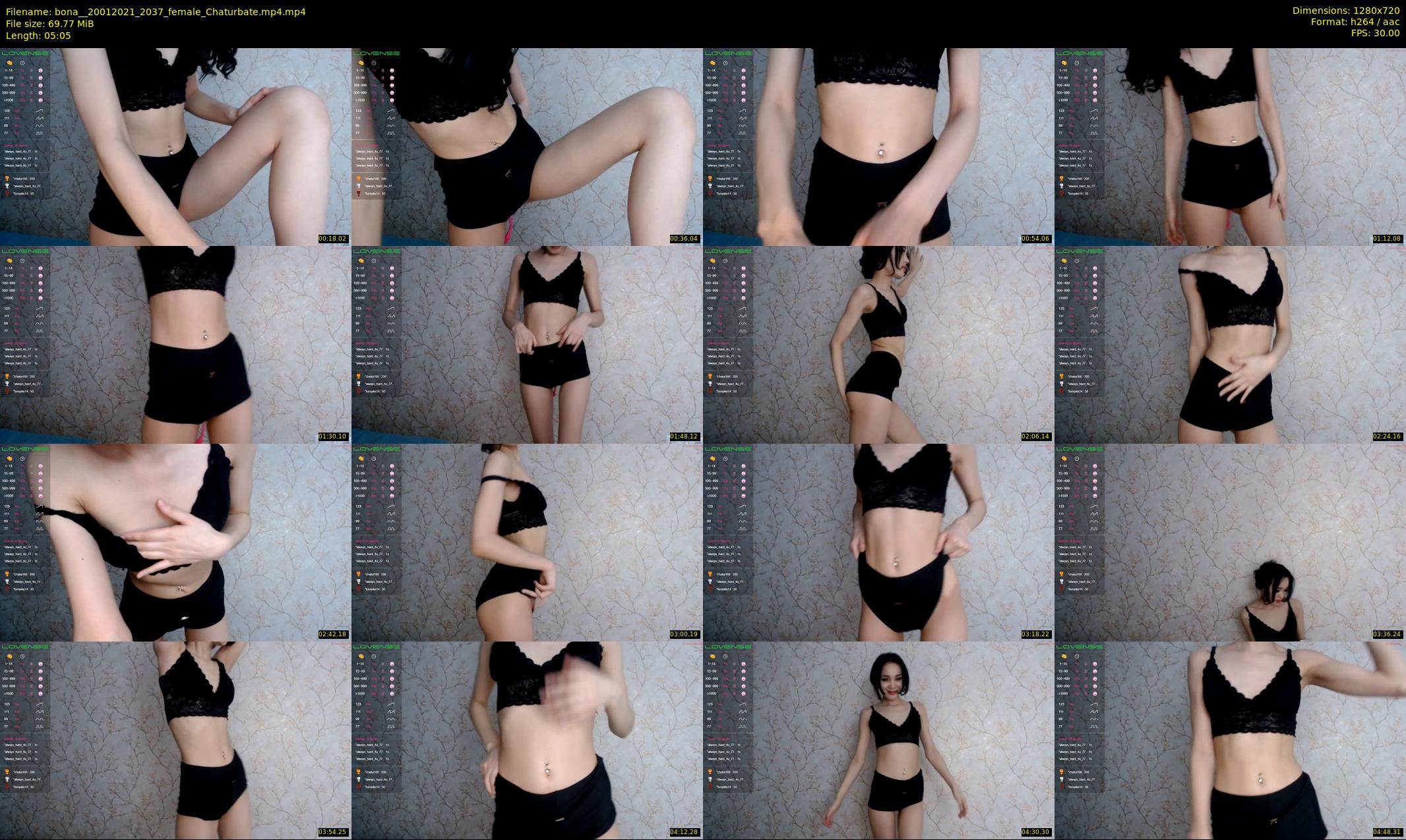 bona_ — 6 minute Chaturbate female cam show recording, 720p, Jan 20, 2021