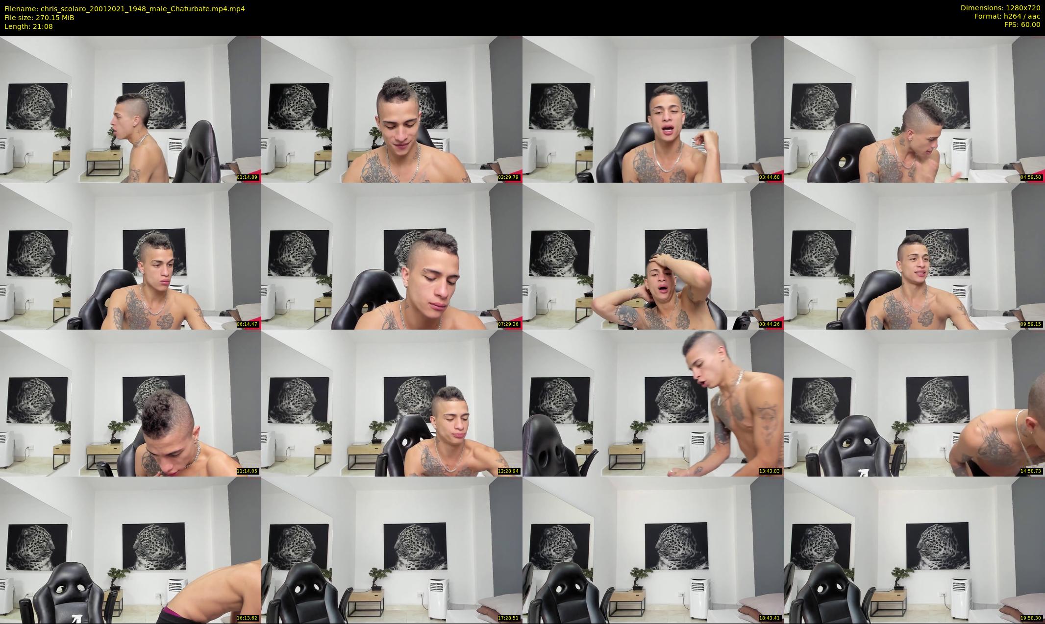 chris_scolaro — 22 minute Chaturbate male cam show recording, 720p, Jan 20, 2021
