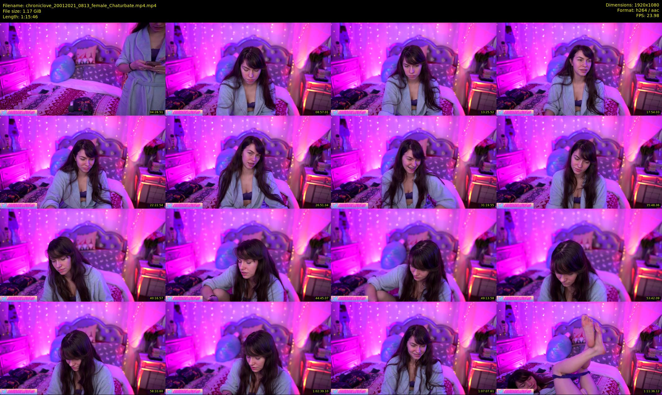 chroniclove — 76 minute Chaturbate female cam show recording, 1080p, Jan 20, 2021