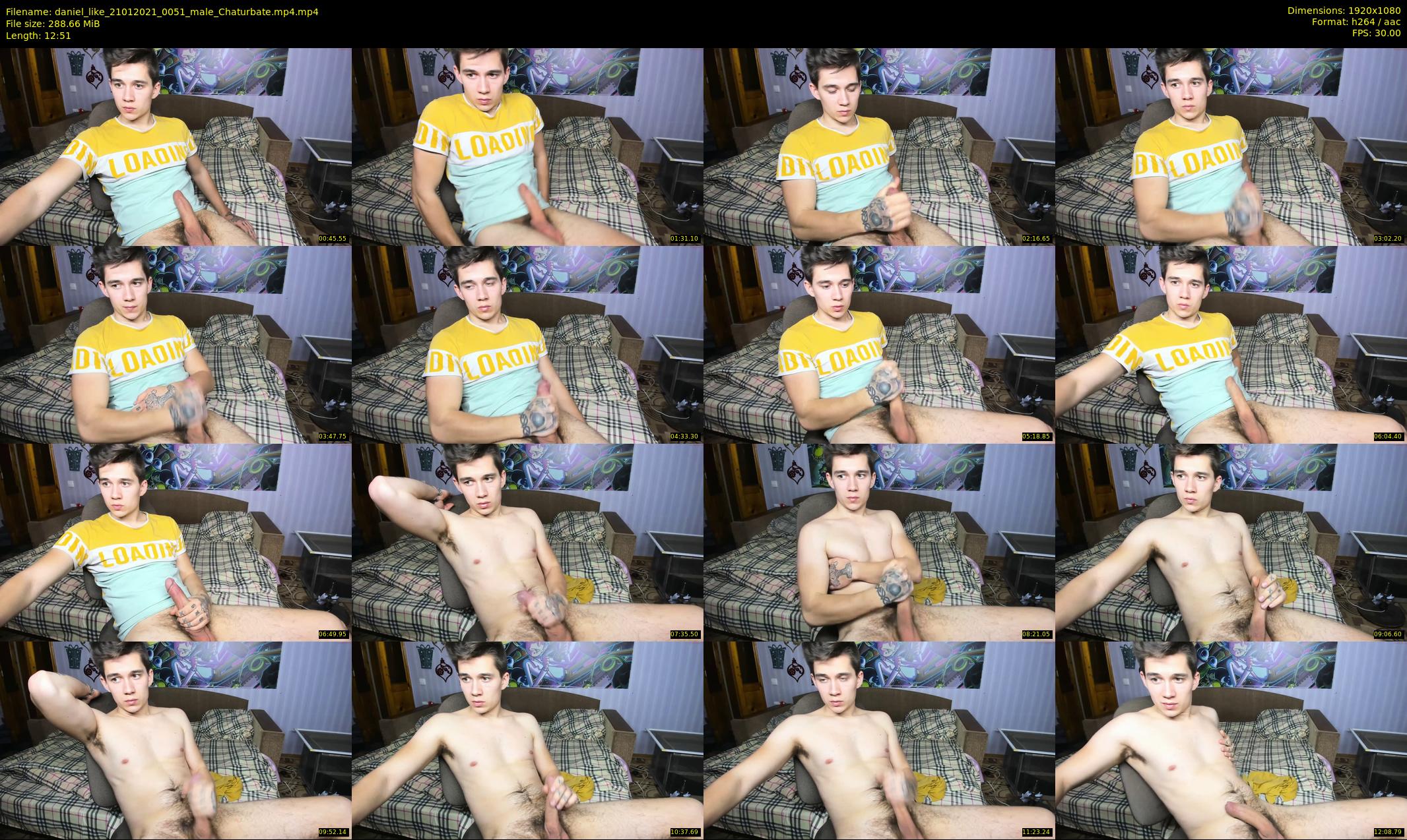 daniel_like — 13 minute Chaturbate male cam show recording, 1080p, Jan 21, 2021