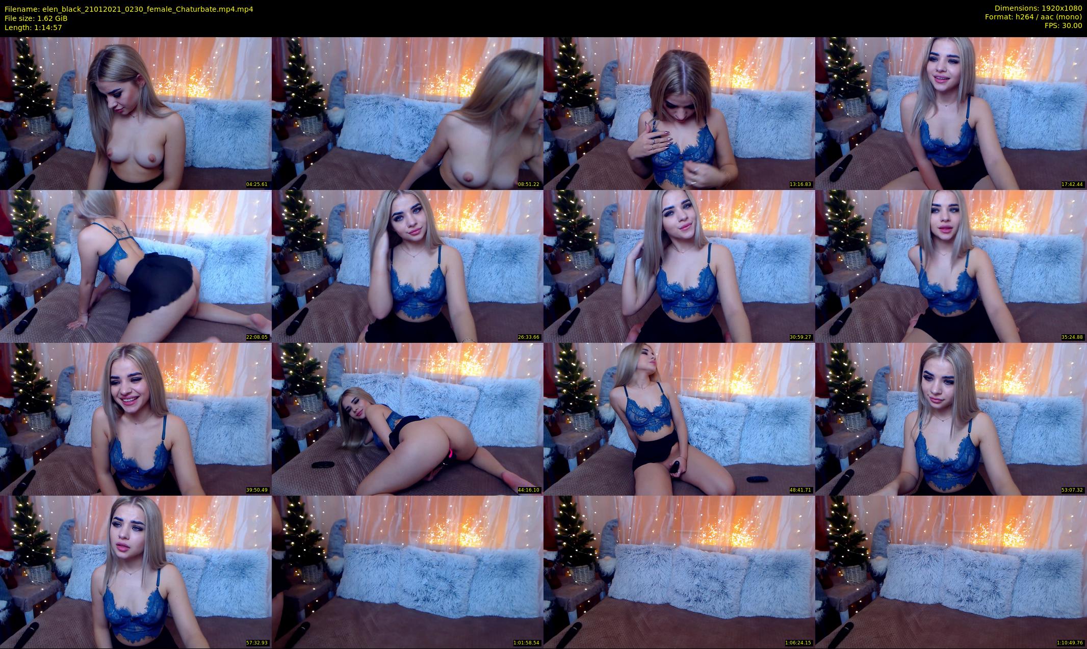 elen_black — 75 minute Chaturbate female cam show recording, 1080p, Jan 21, 2021